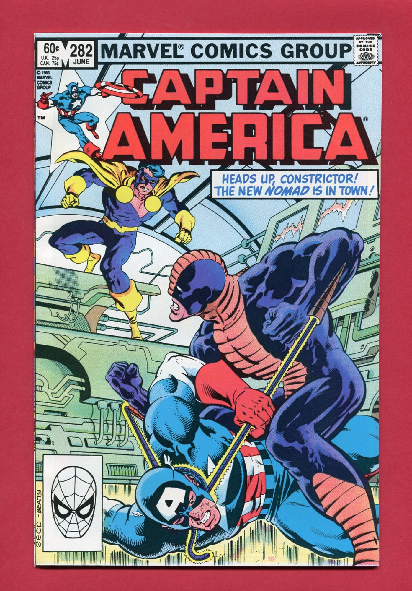 Captain America #282, Jun 1983, 9.2 NM-