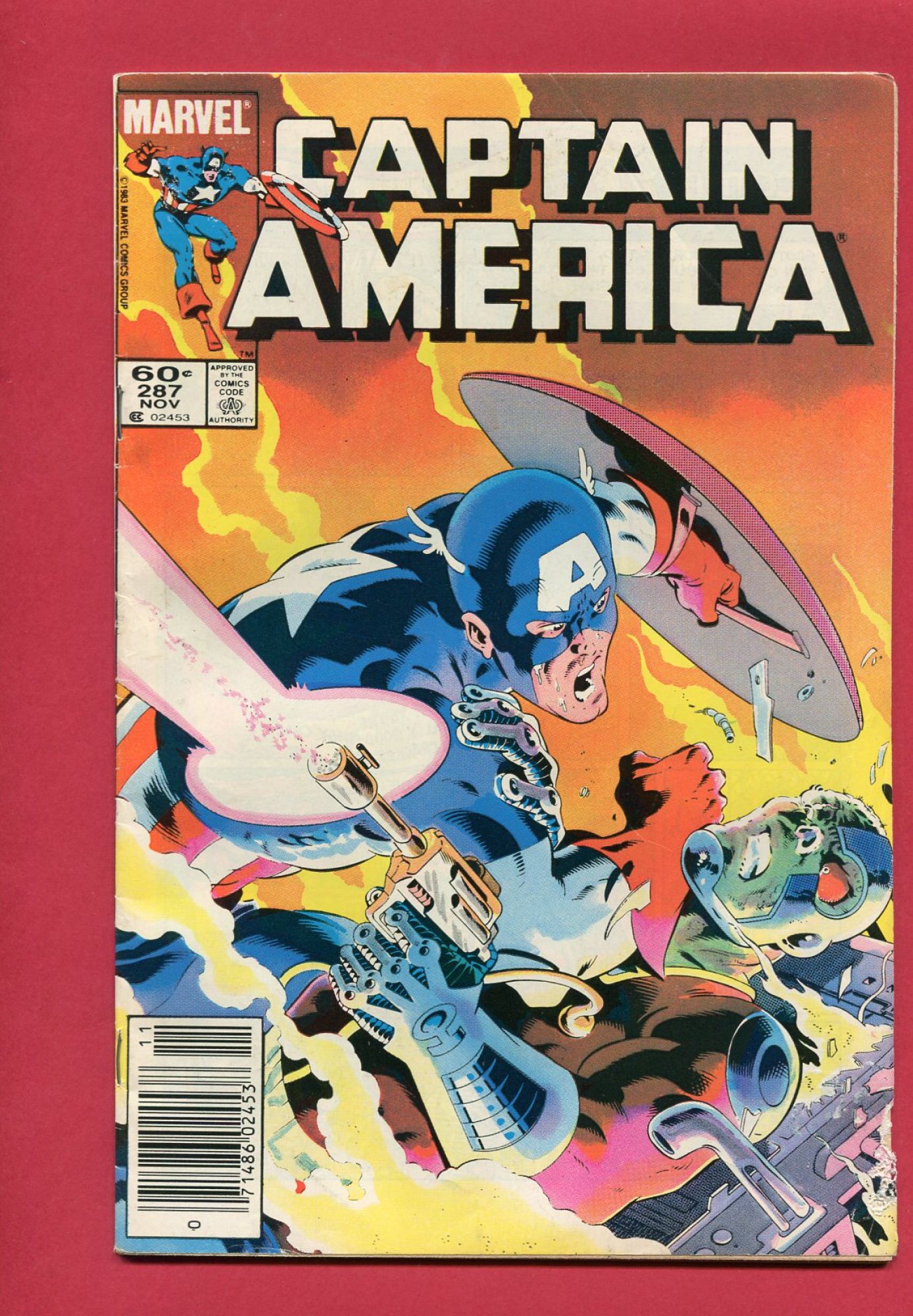 Captain America #287, Nov 1983, 4.5 VG+