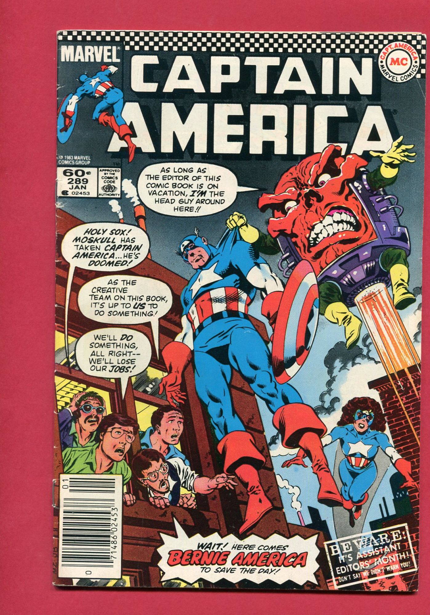 Captain America #289, Jan 1984, 6.0 FN