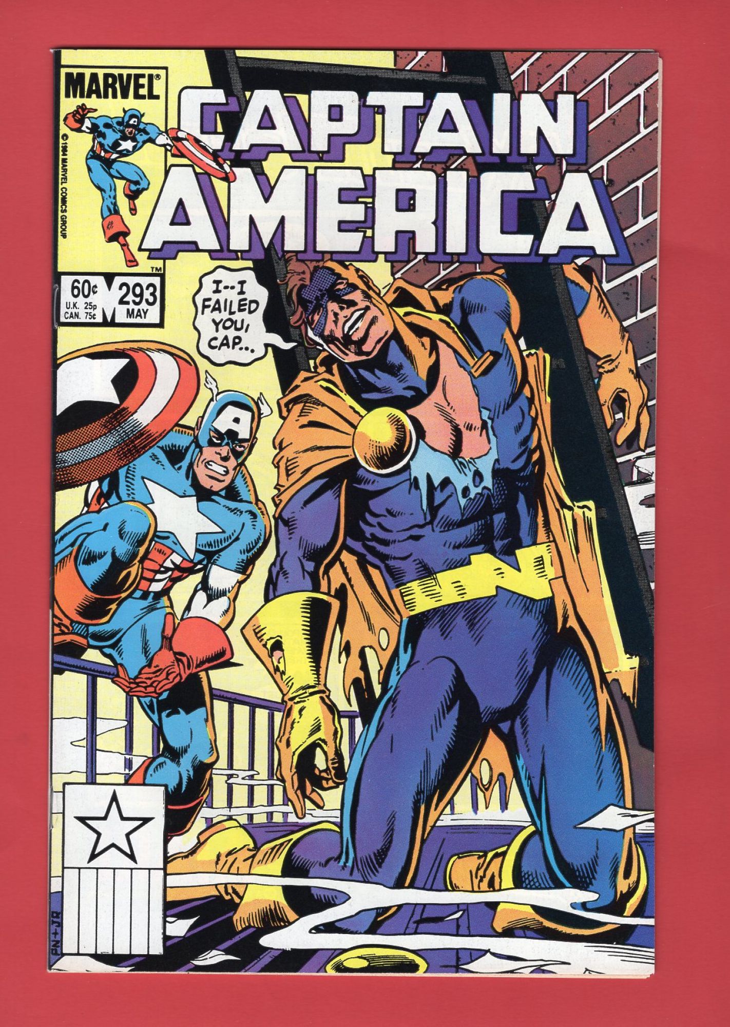 Captain America #293, May 1984, 8.5 VF+