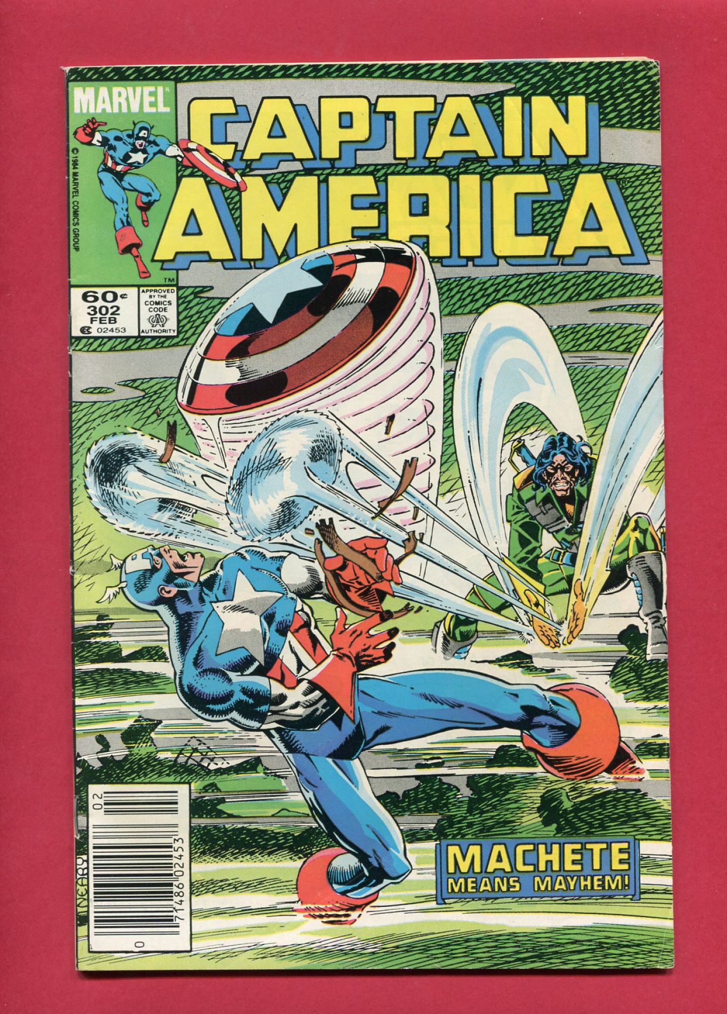 Captain America #302, Feb 1985, 6.5 FN+