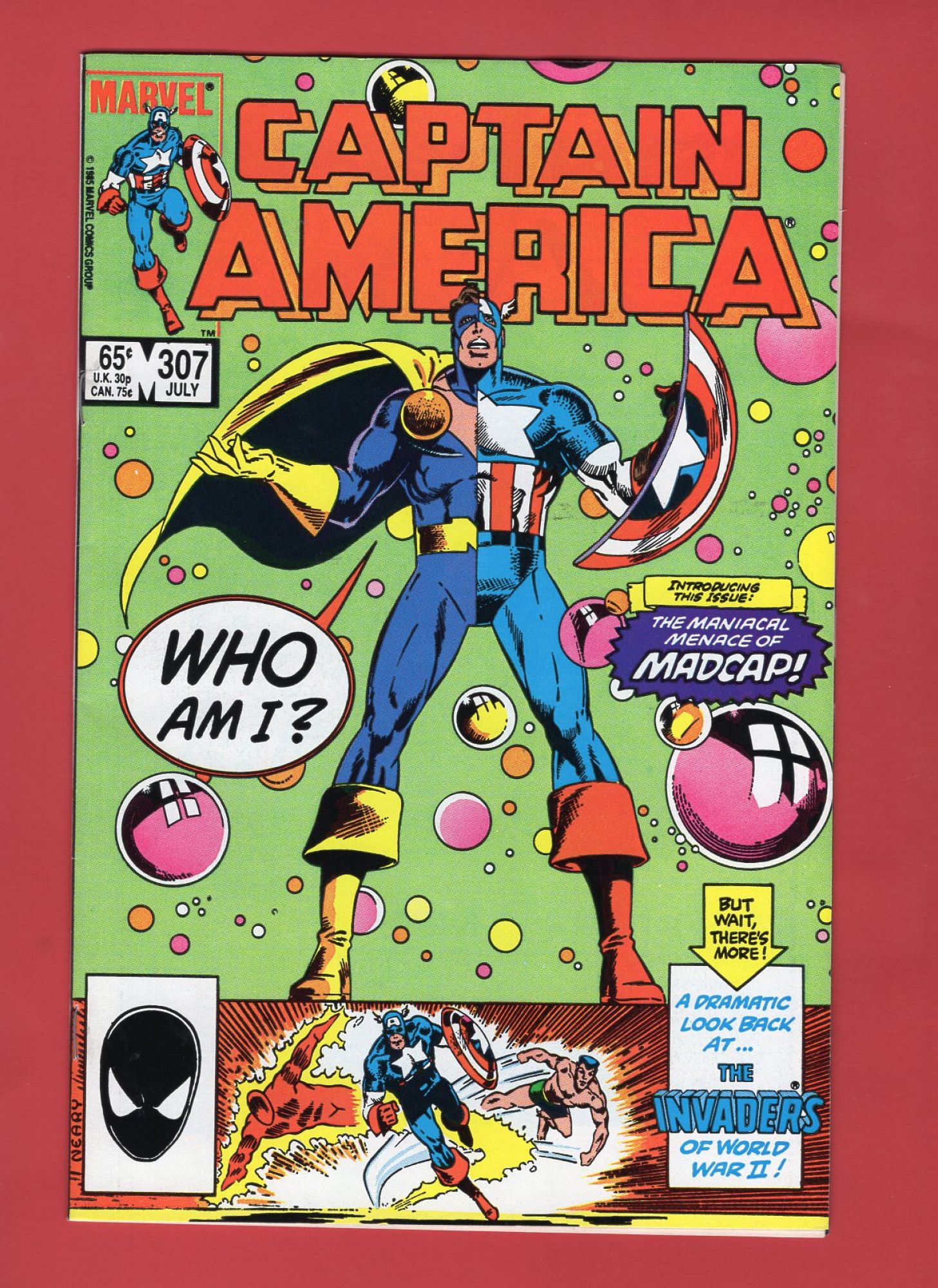 Captain America #307, Jul 1985, 9.2 NM-