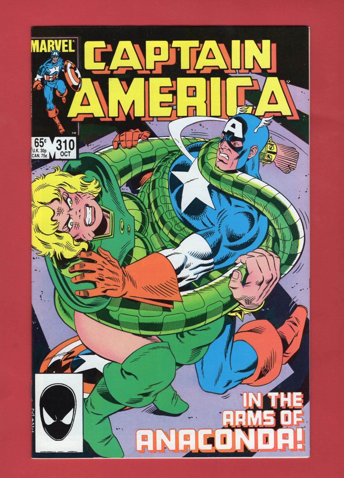 Captain America #310, Oct 1985, 8.5 VF+