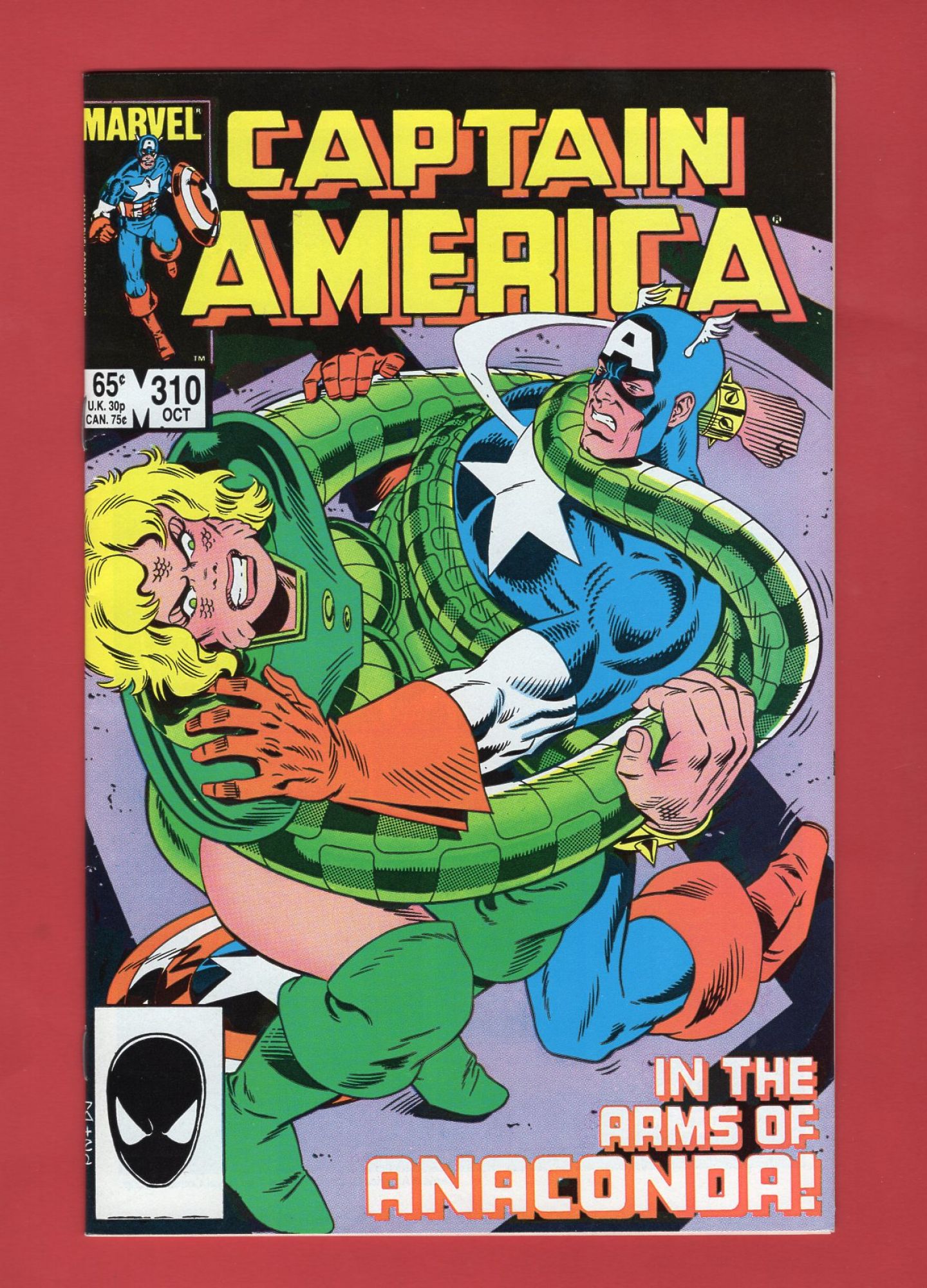 Captain America #310, Oct 1985, 7.5 VF-