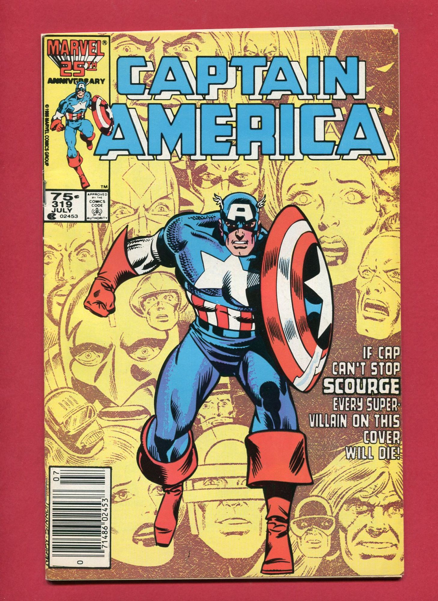 Captain America #319, Jul 1986, 6.0 FN