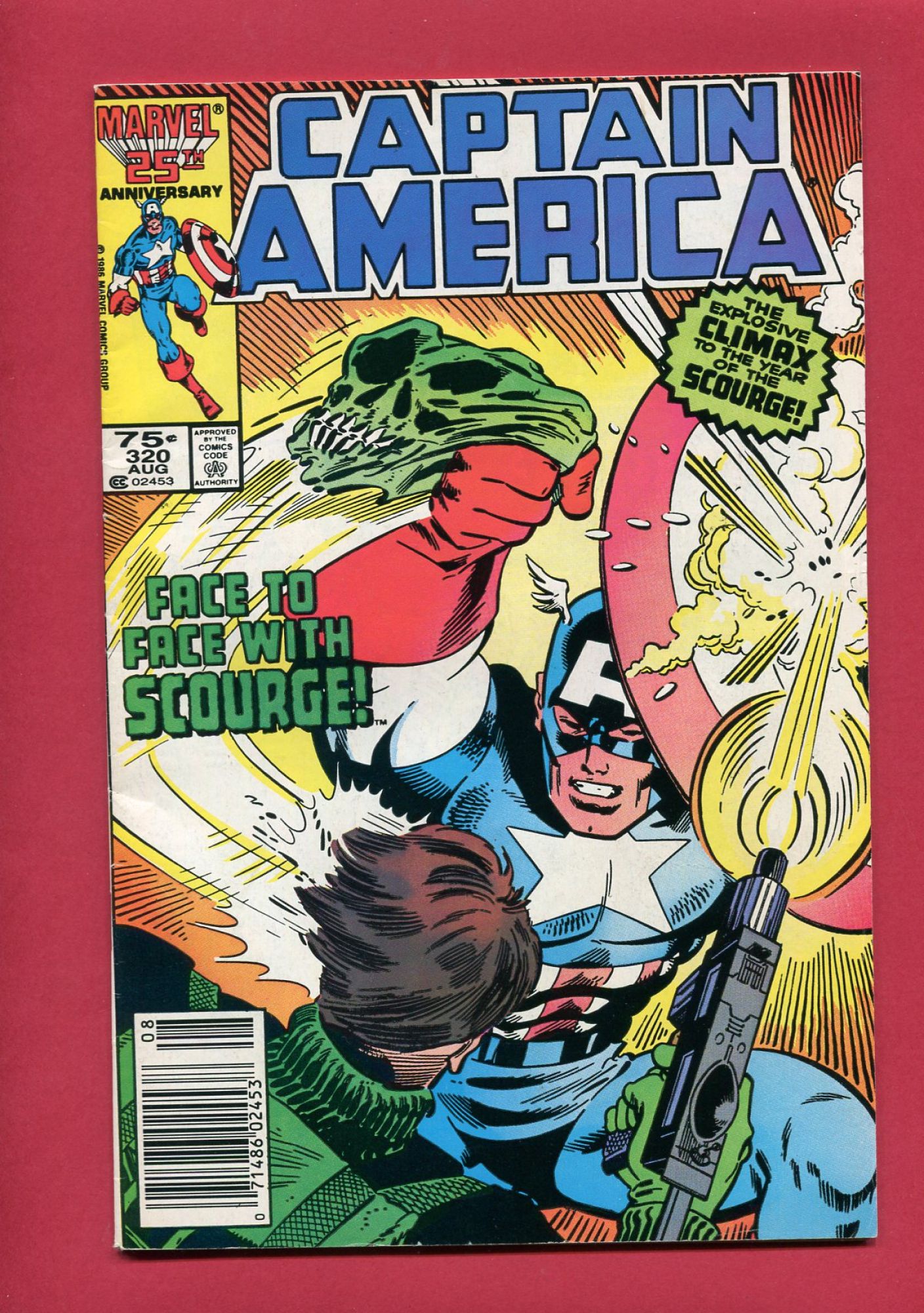Captain America #320, Aug 1986, 7.0 FN/VF