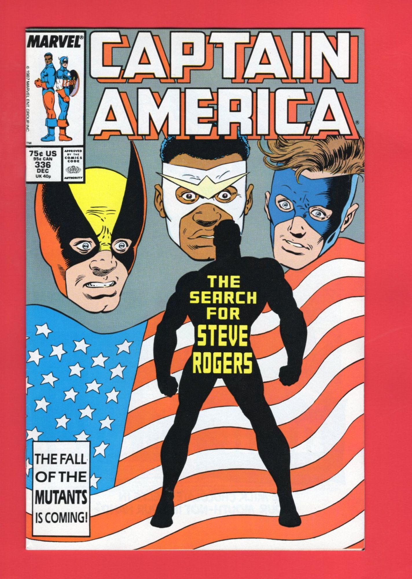 Captain America #336, Dec 1987, 7.5 VF-