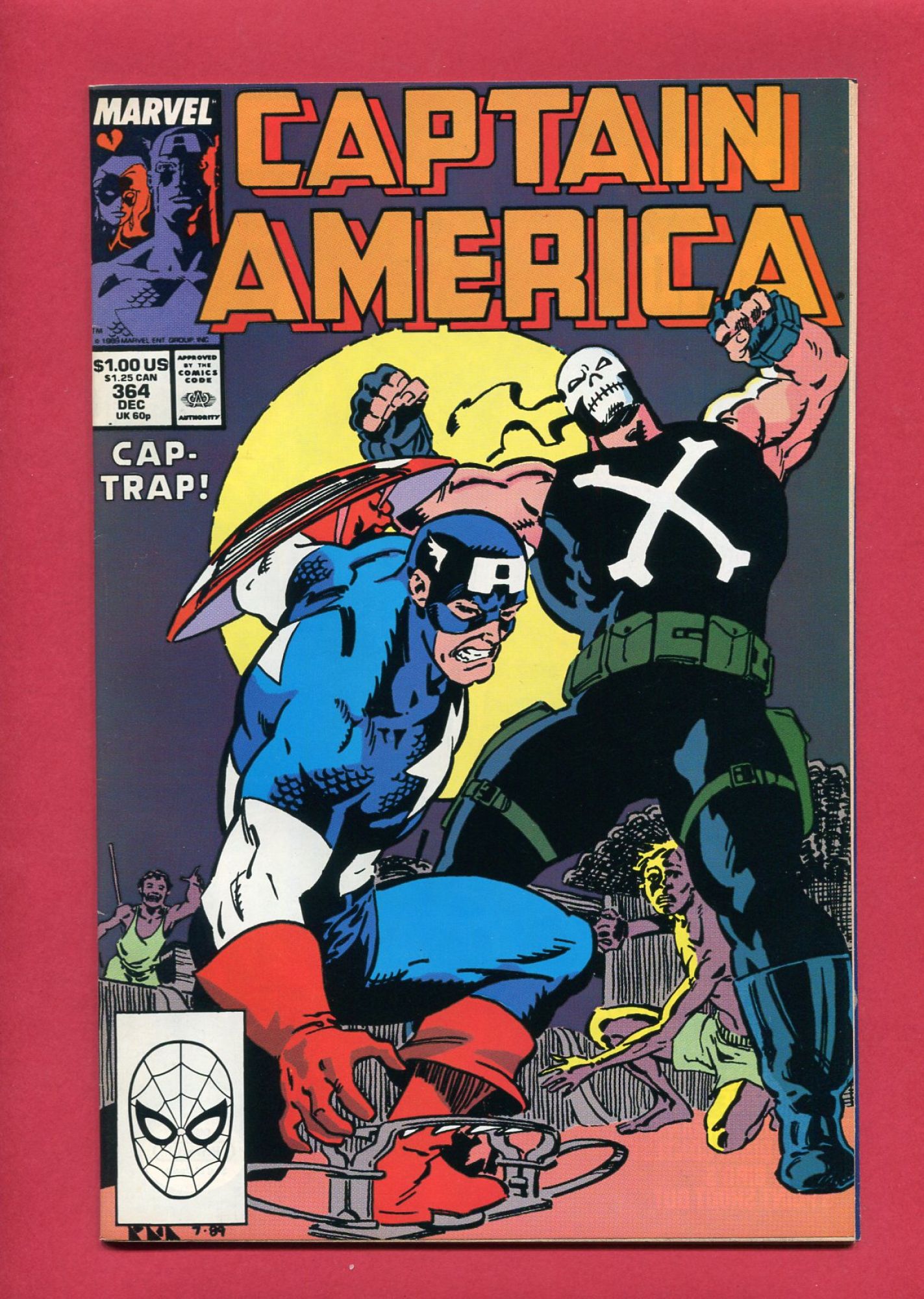 Captain America #364, Dec 1989, 8.0 VF