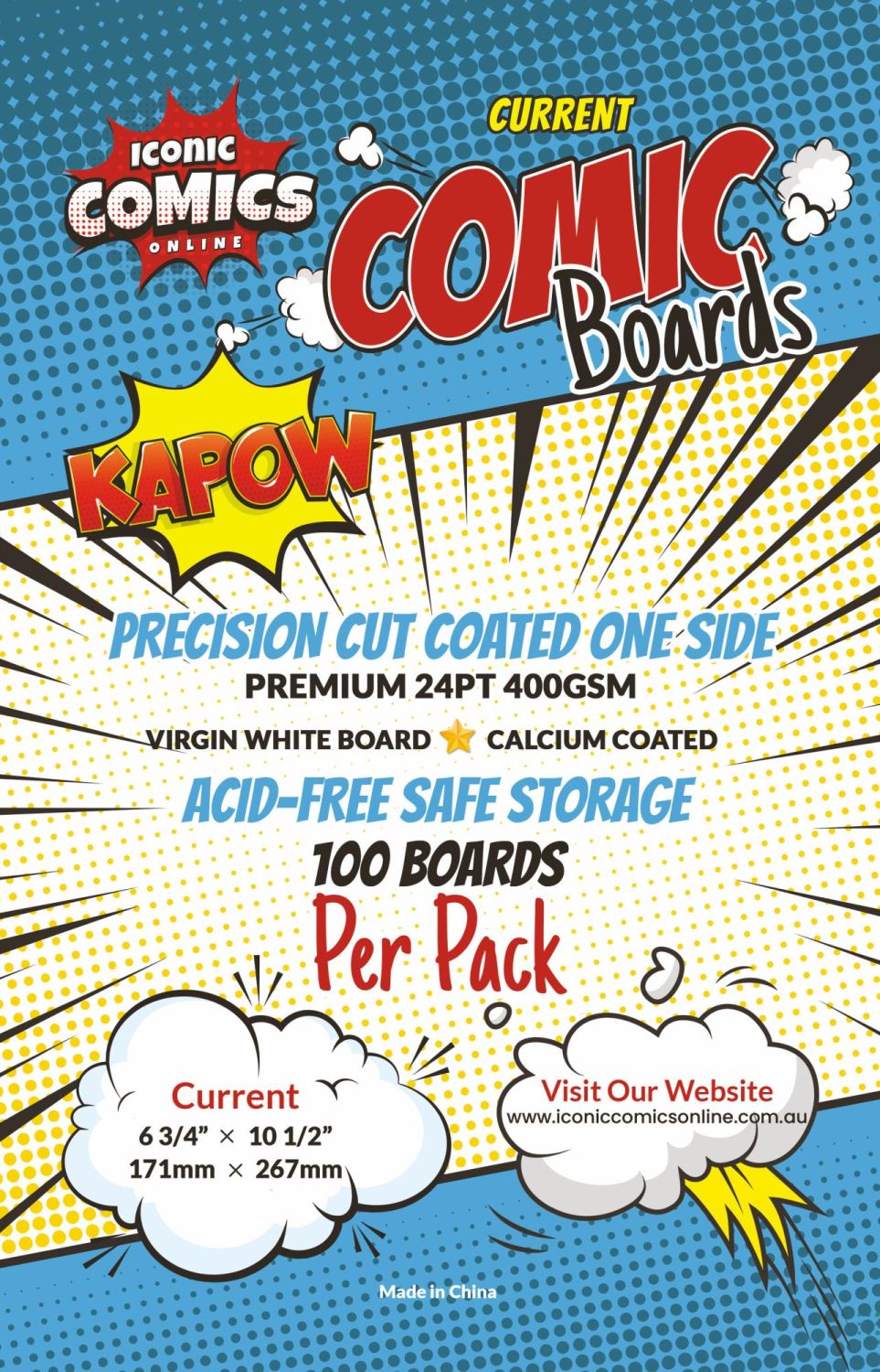 Iconic Comics Online Current Backing Boards :: Iconic Comics Online