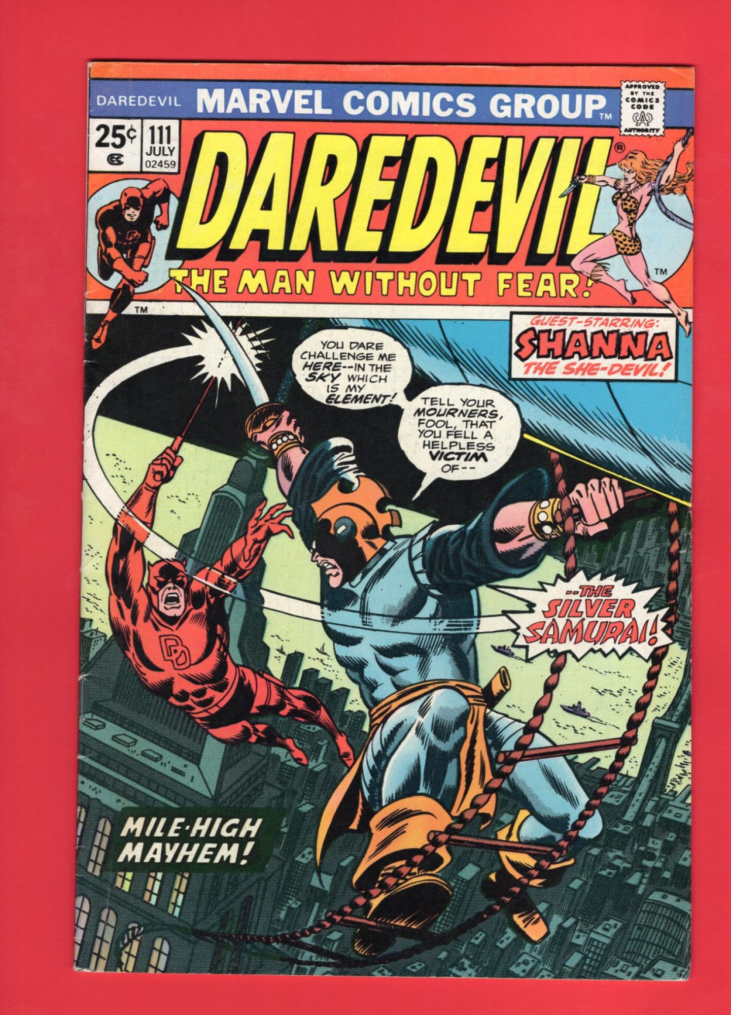 Daredevil #111, Jul 1974, 6.0 FN