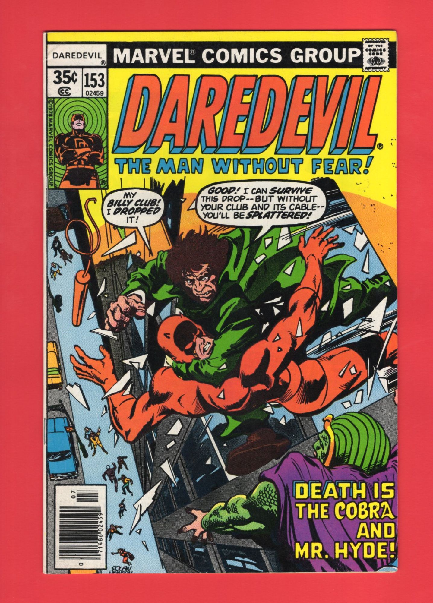 Daredevil #153, Jul 1978, 7.5 VF-, Newsstand