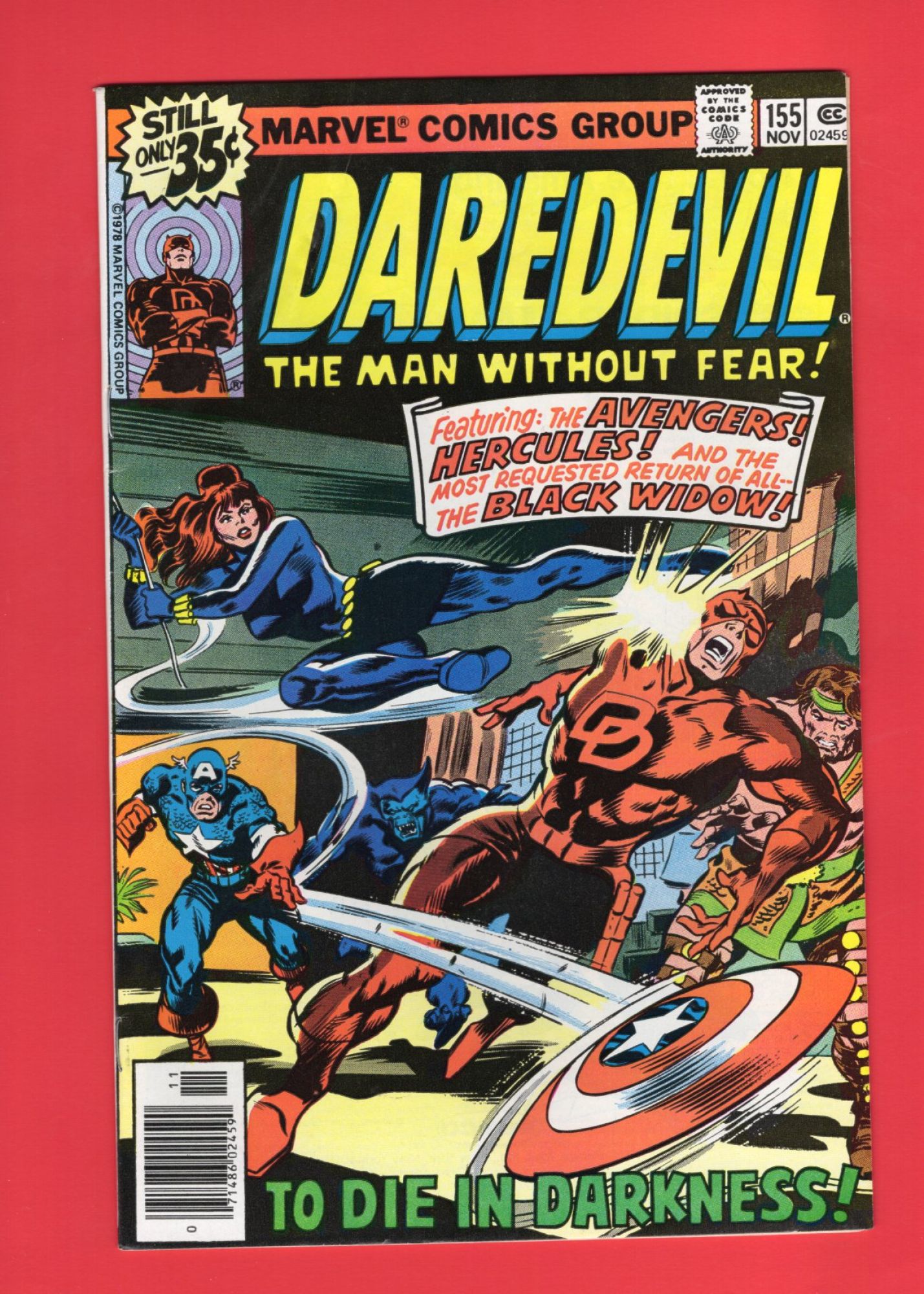 Daredevil #155, Nov 1978, 8.0 VF, Newsstand