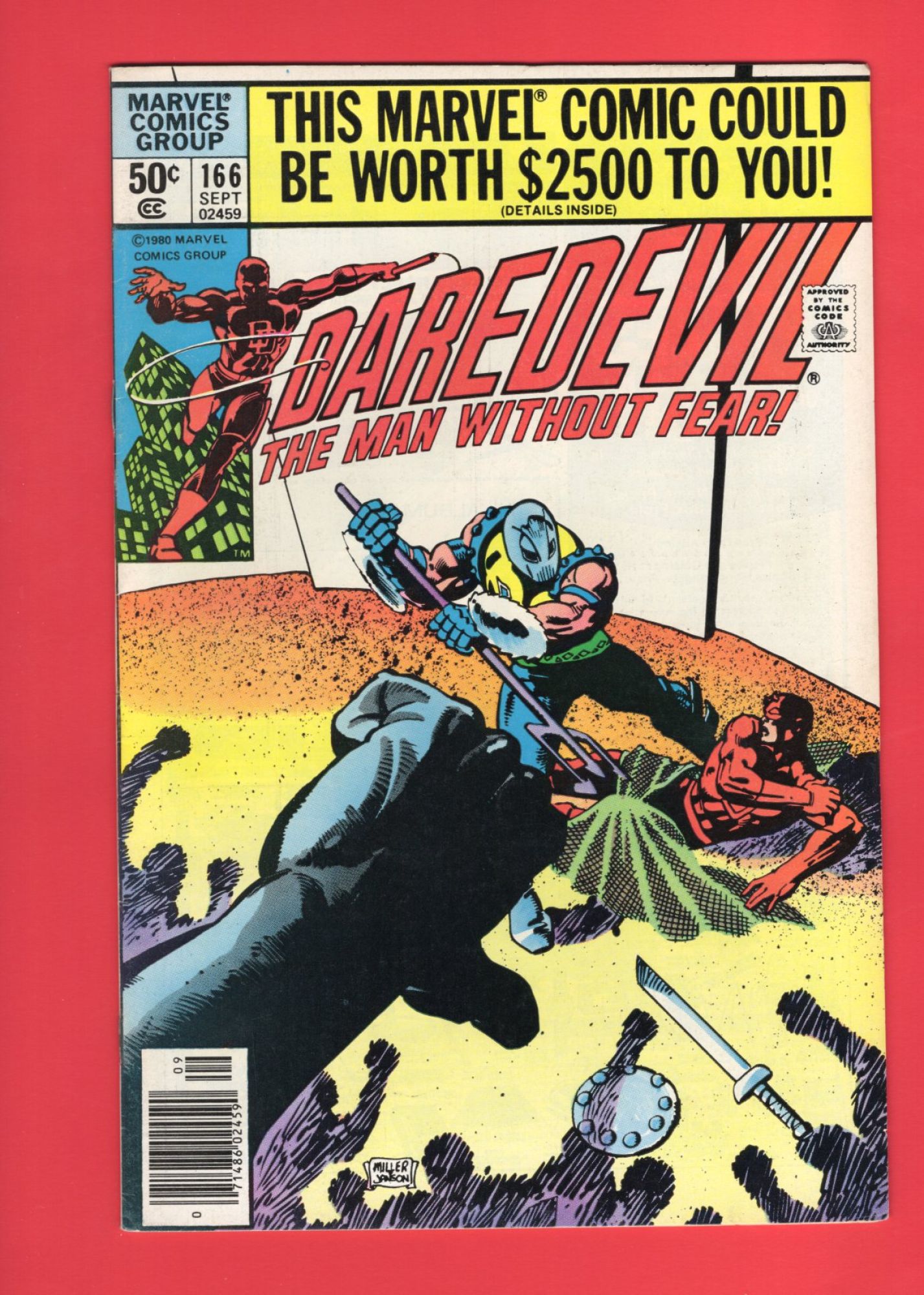 Daredevil #166, Sep 1980, 6.5 FN+, Newsstand