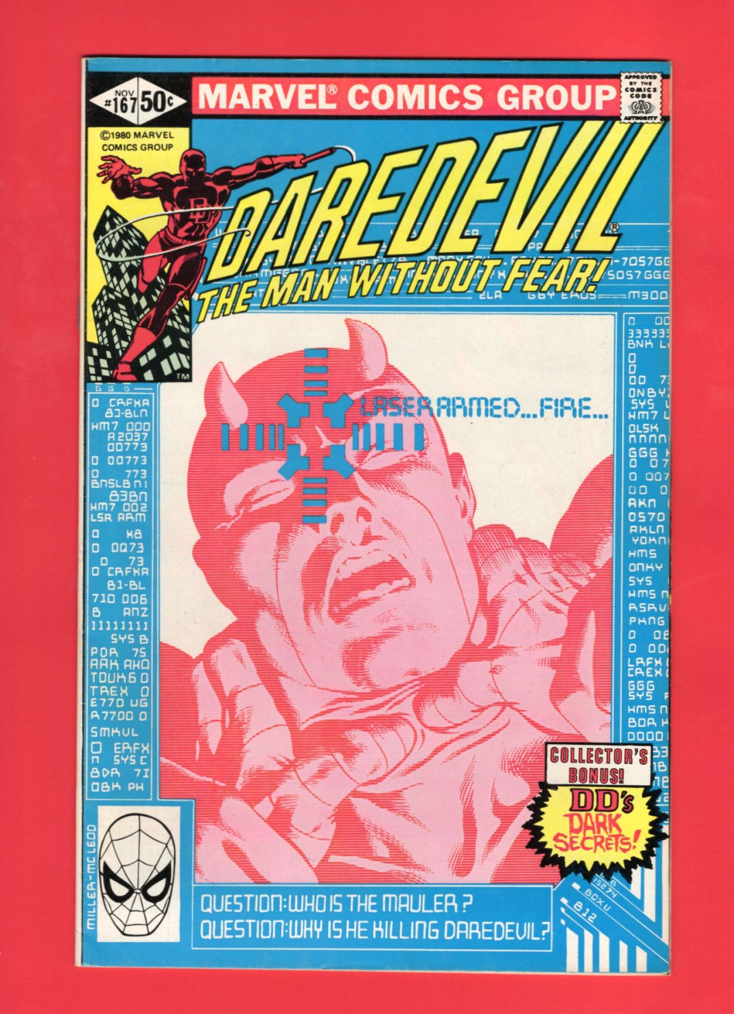 Daredevil #167, Nov 1980, 7.5 VF-