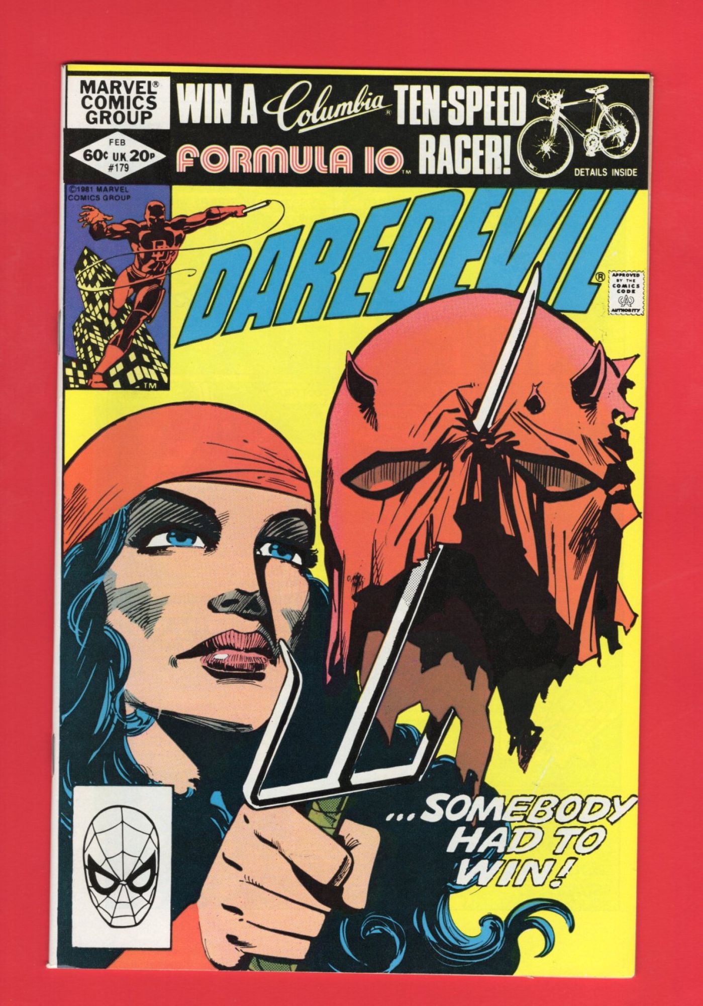 Daredevil #179, Feb 1982, 8.0 VF