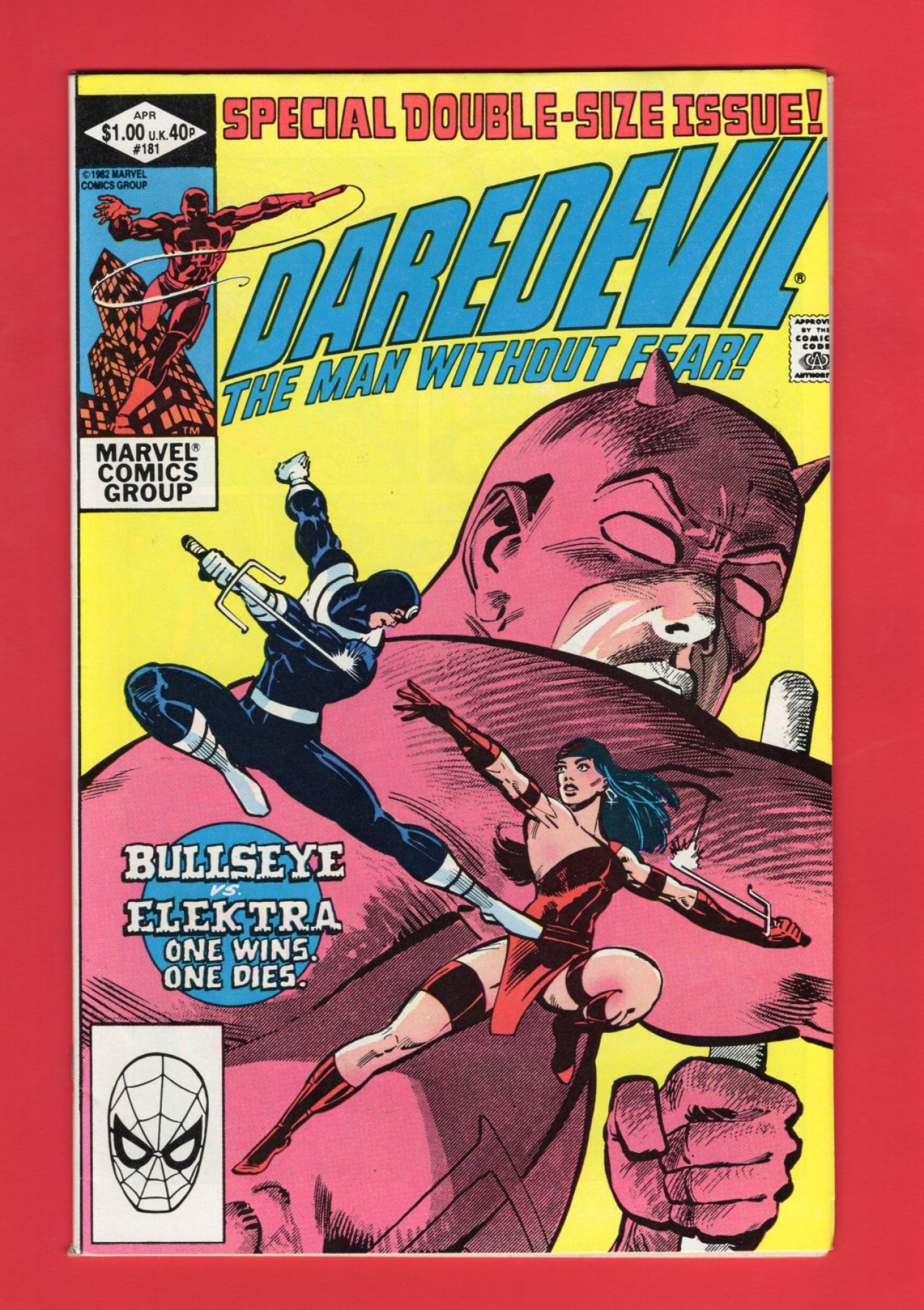 Daredevil #181, Apr 1982, 7.5 VF-