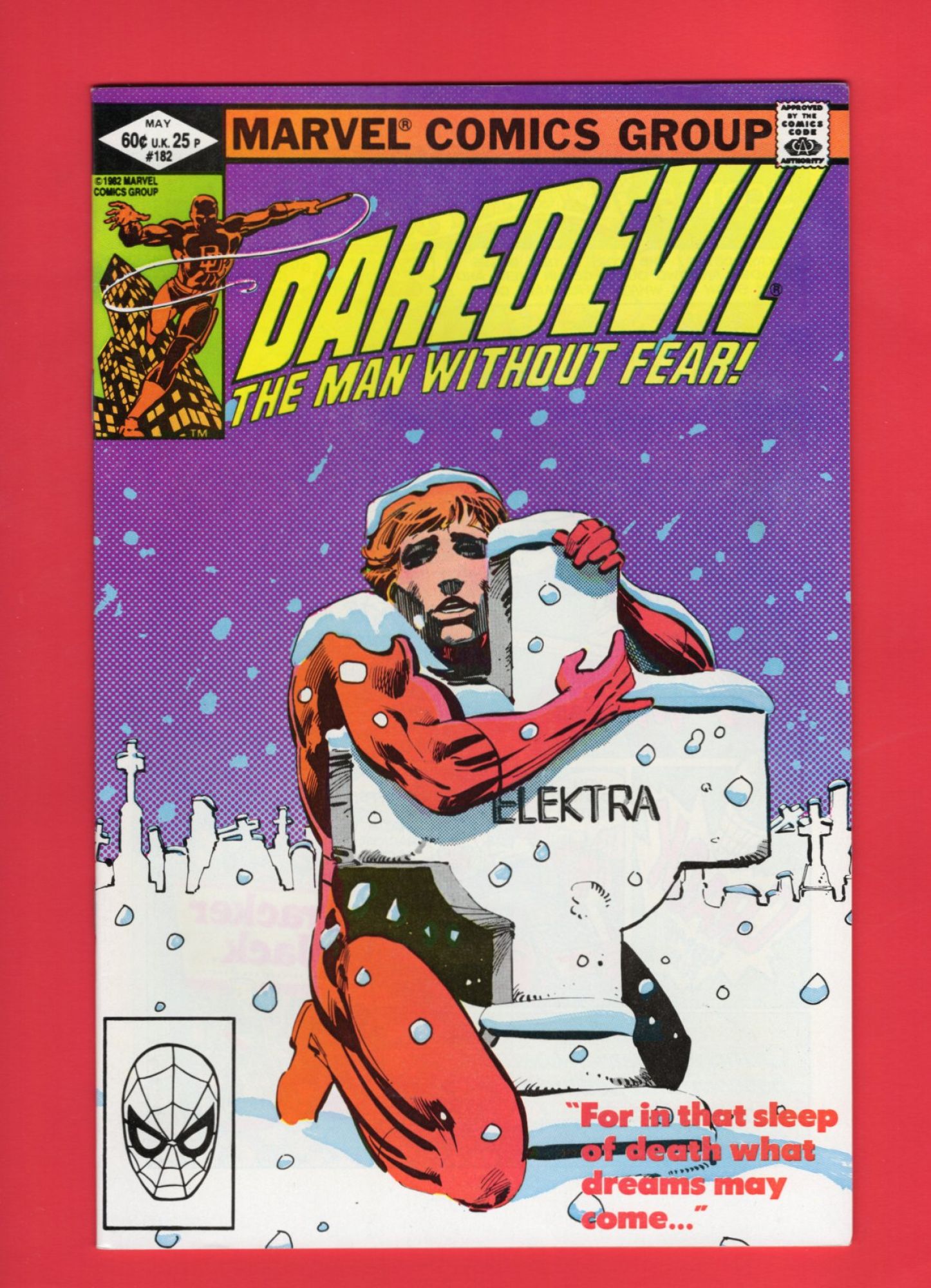 Daredevil #182, May 1982, 8.5 VF+