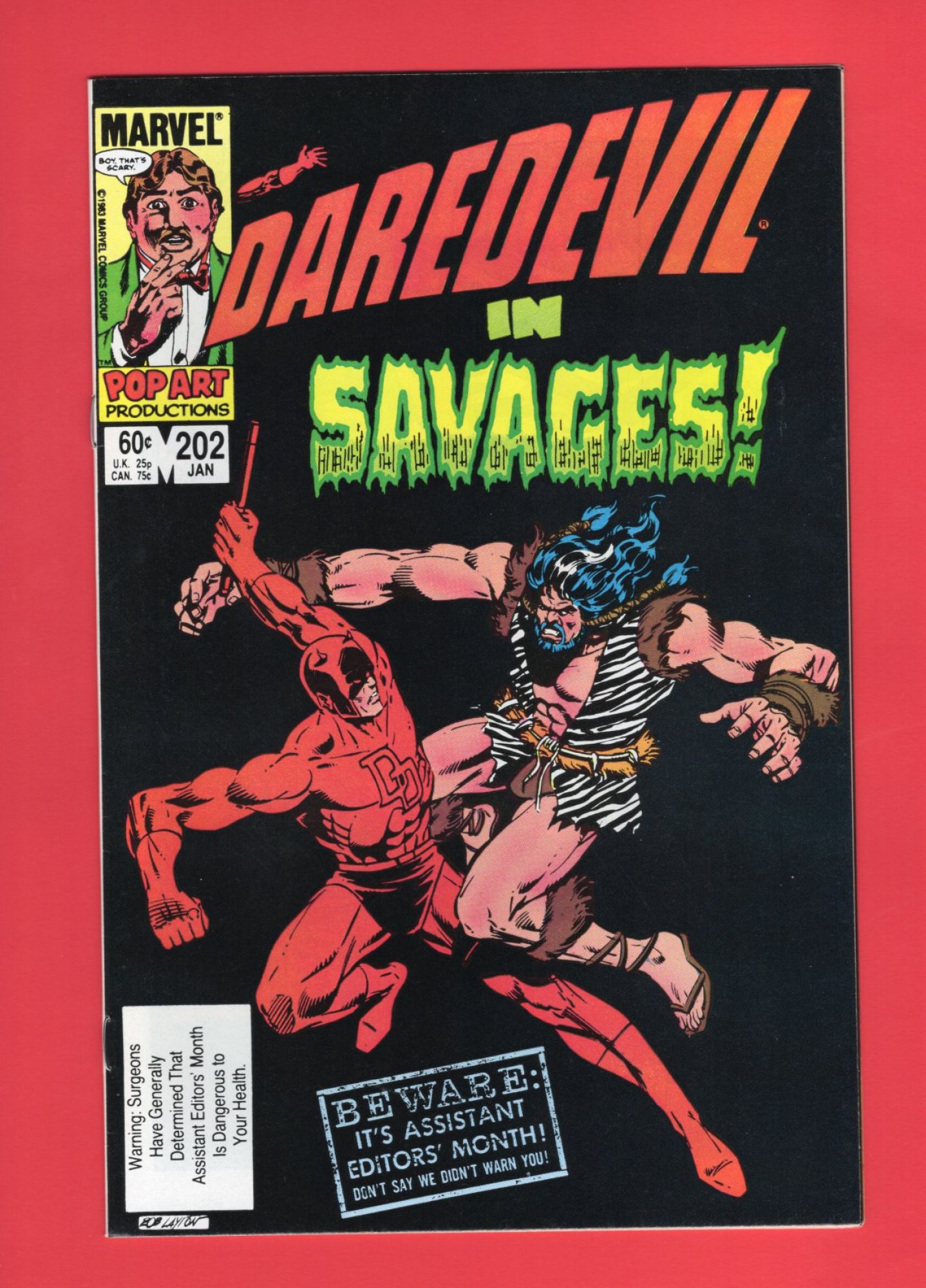 Daredevil #202, Jan 1984, 9.2 NM-