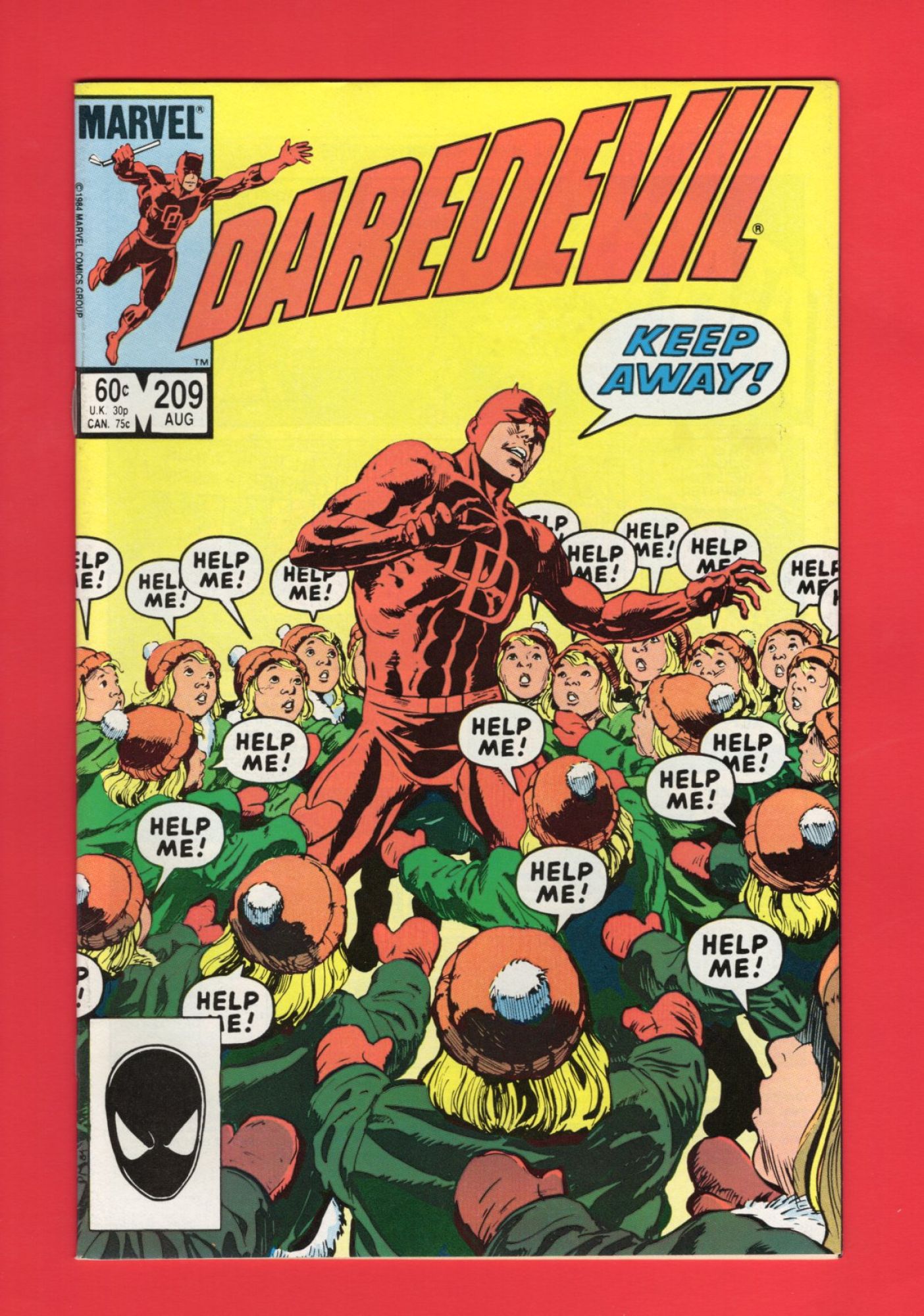 Daredevil #209, Aug 1984, 9.2 NM-