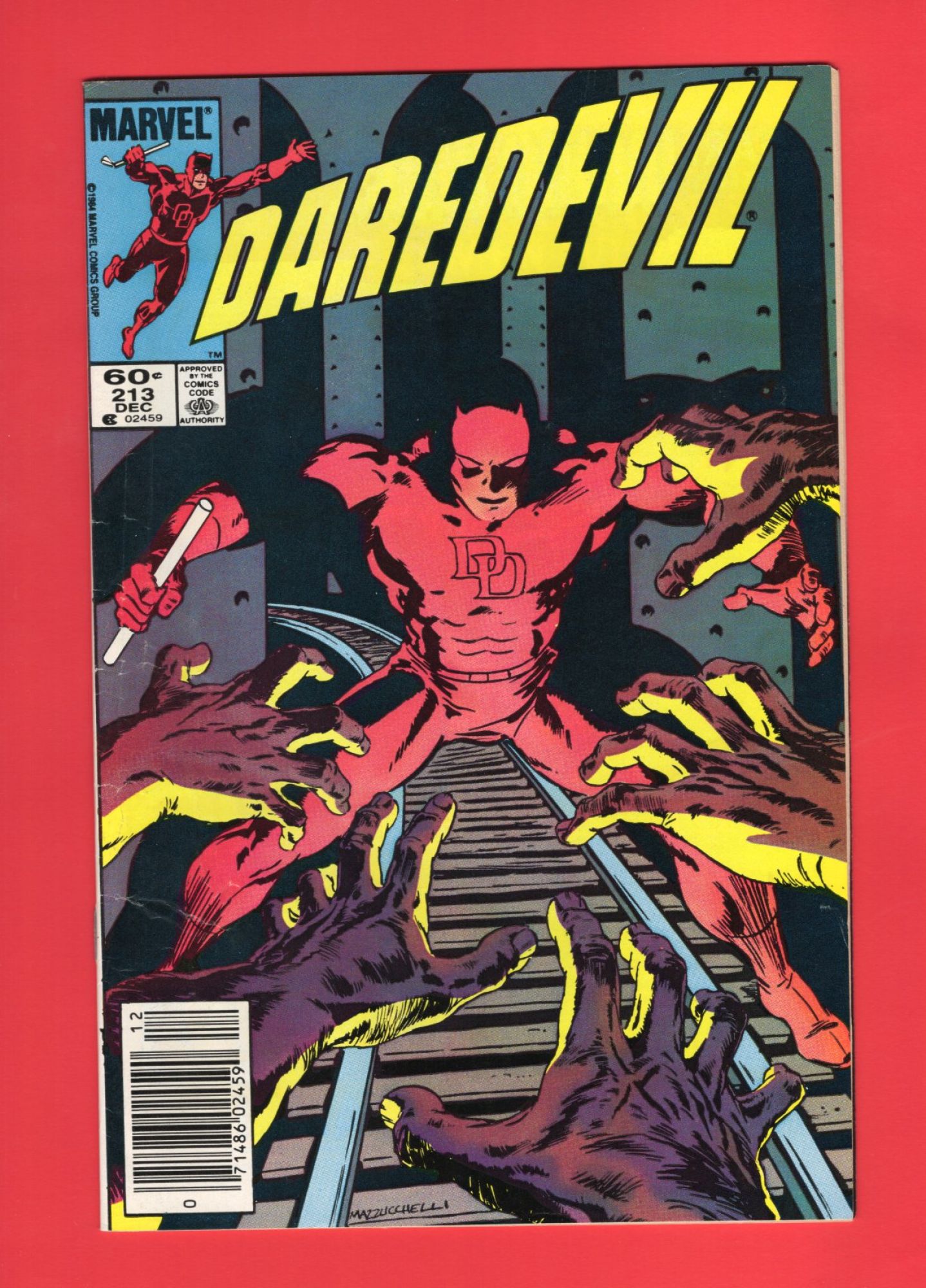 Daredevil #213, Dec 1984, 6.5 FN+ Newsstand