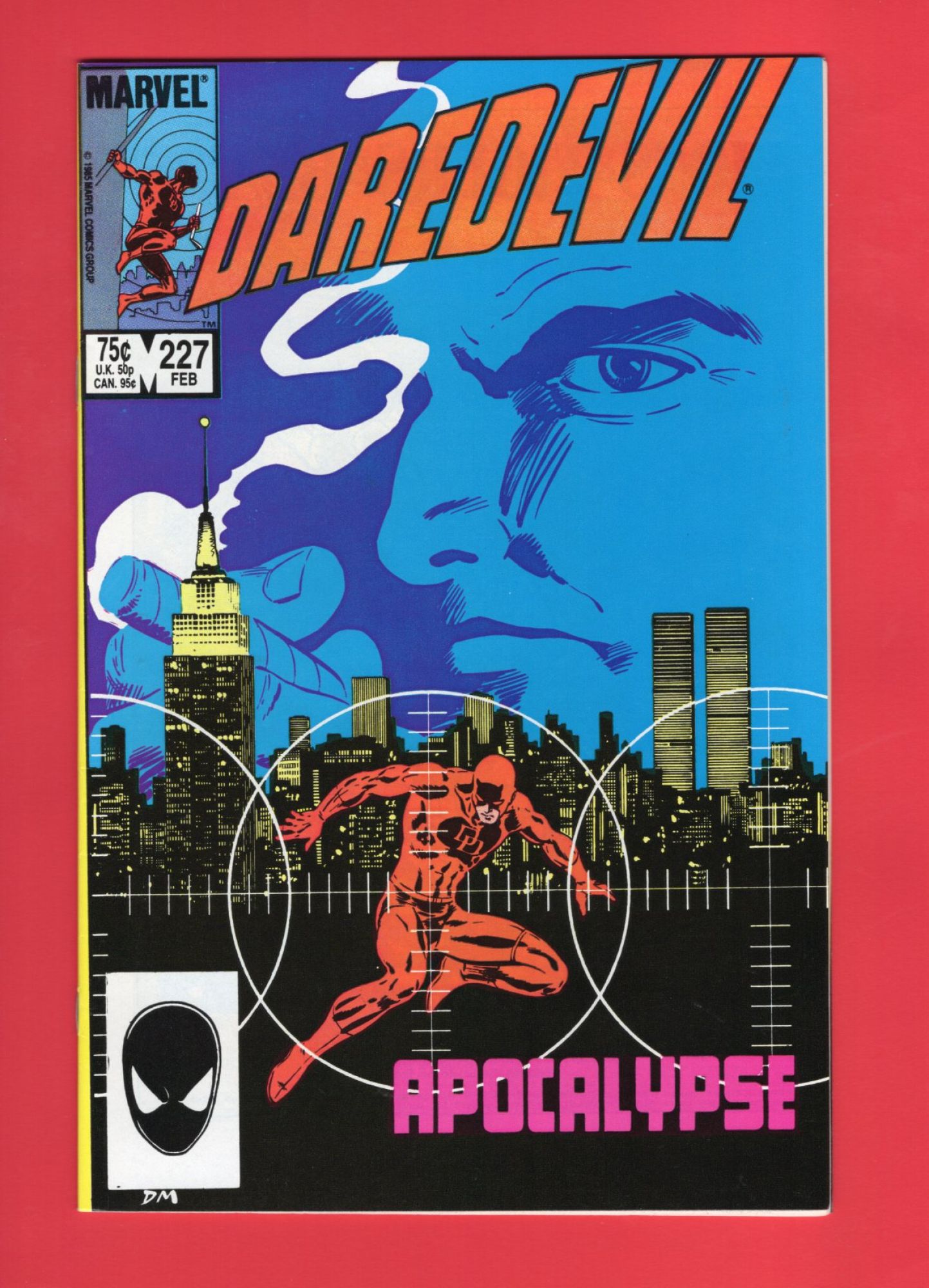Daredevil #227, Feb 1986, 9.2 NM-