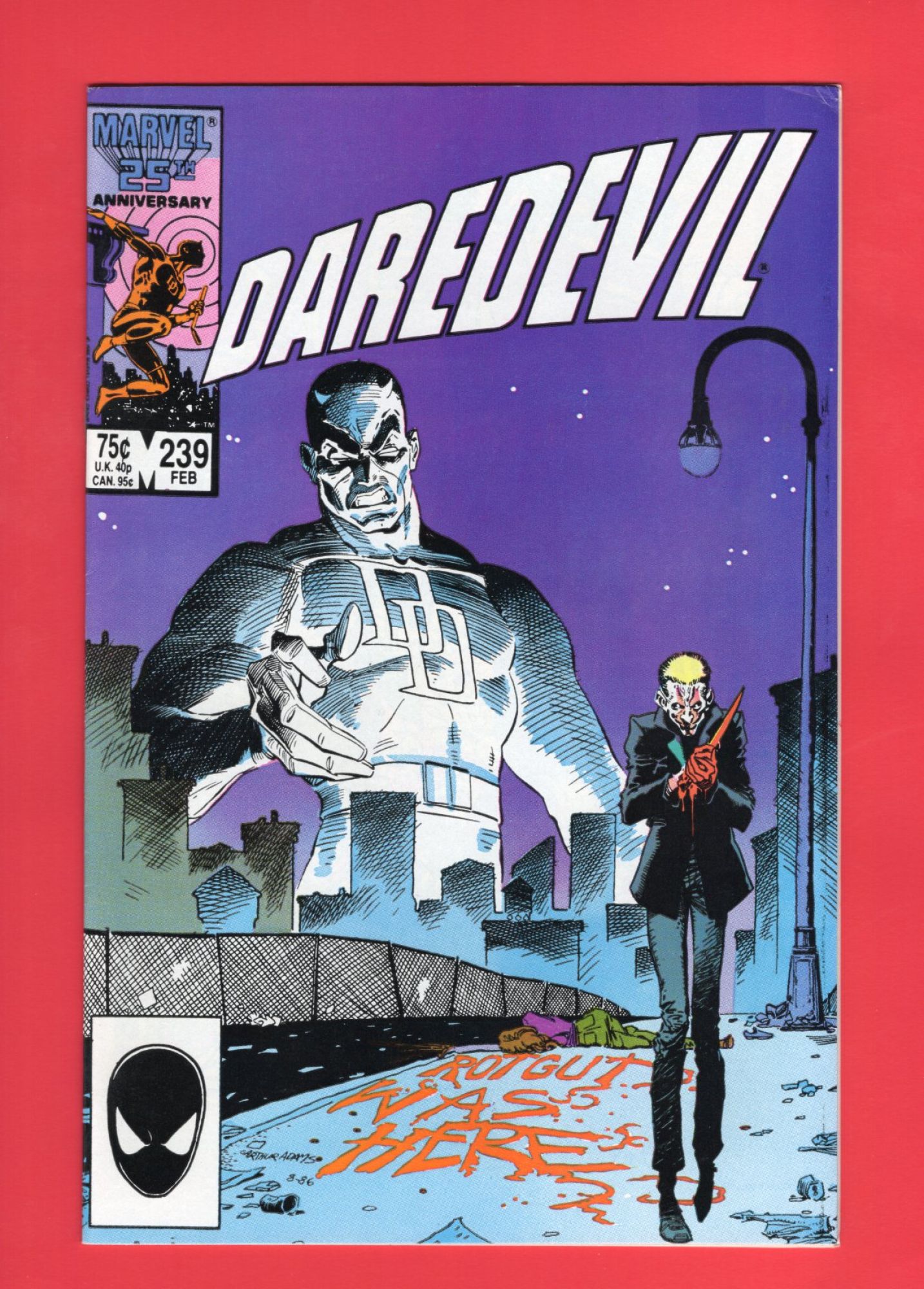 Daredevil #239, Feb 1987, 7.5 VF-