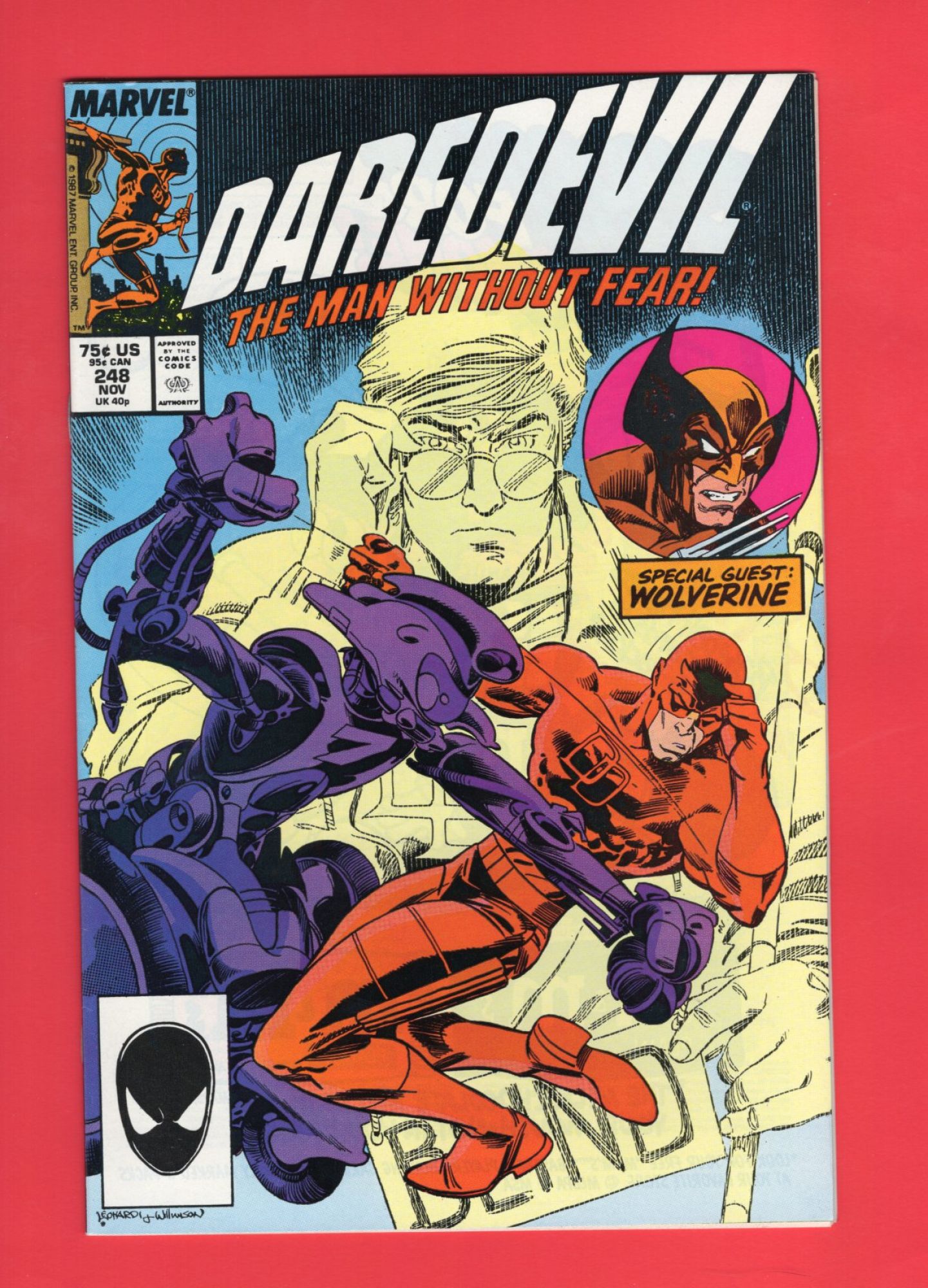 Daredevil #248, Nov 1987, 9.2 NM-