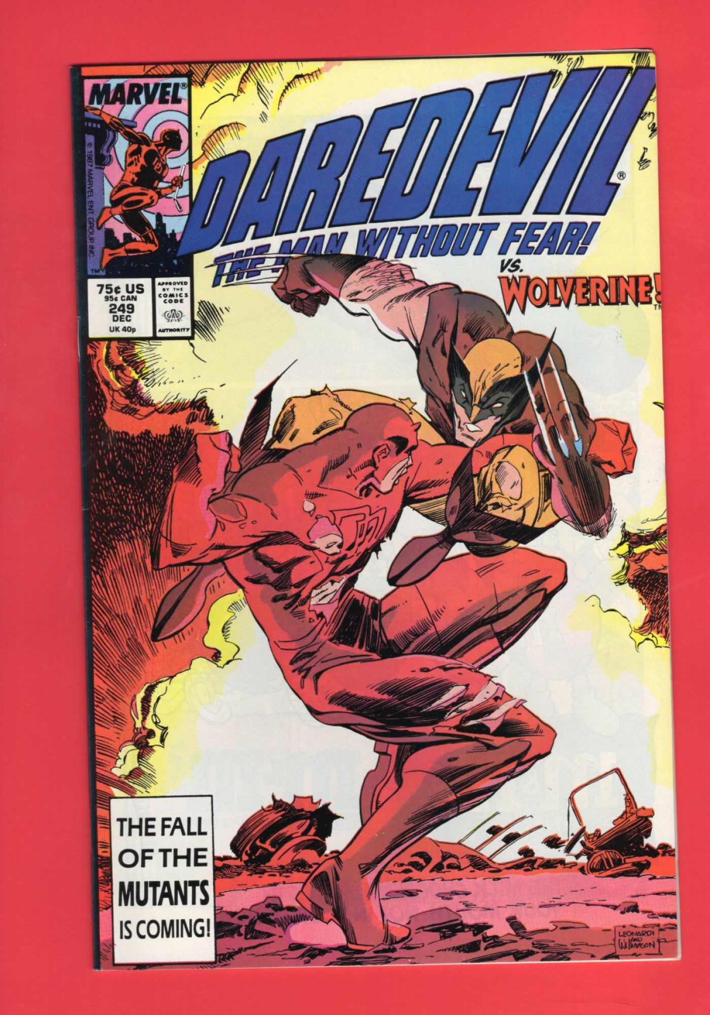 Daredevil #249, Dec 1987, 8.5 VF+
