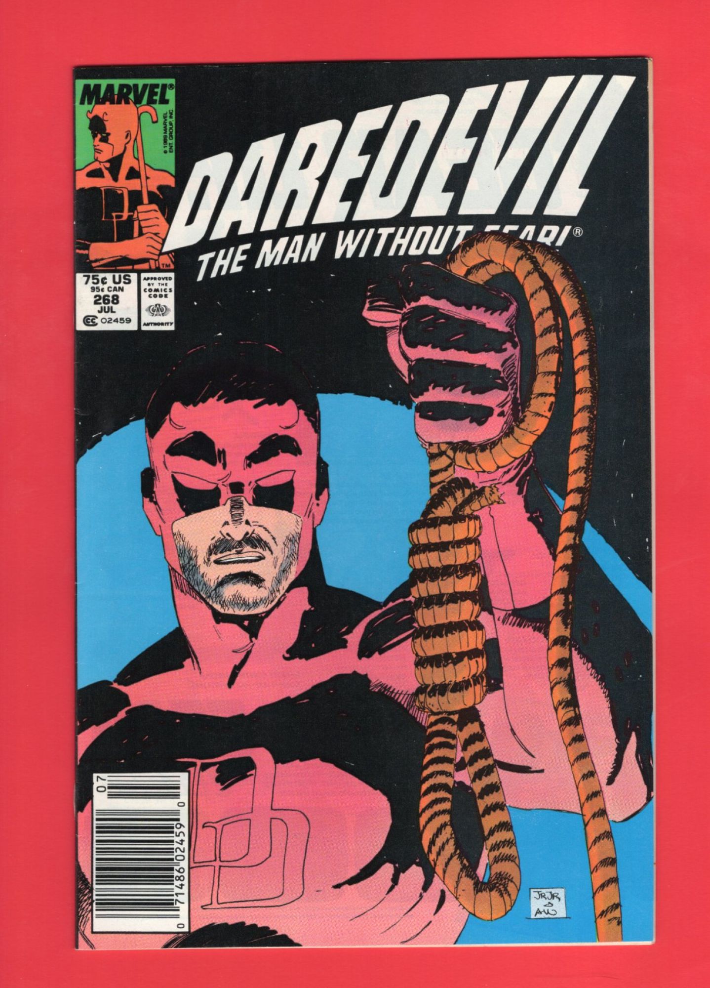 Daredevil #268, Jul 1989, 8.0 VF Newsstand