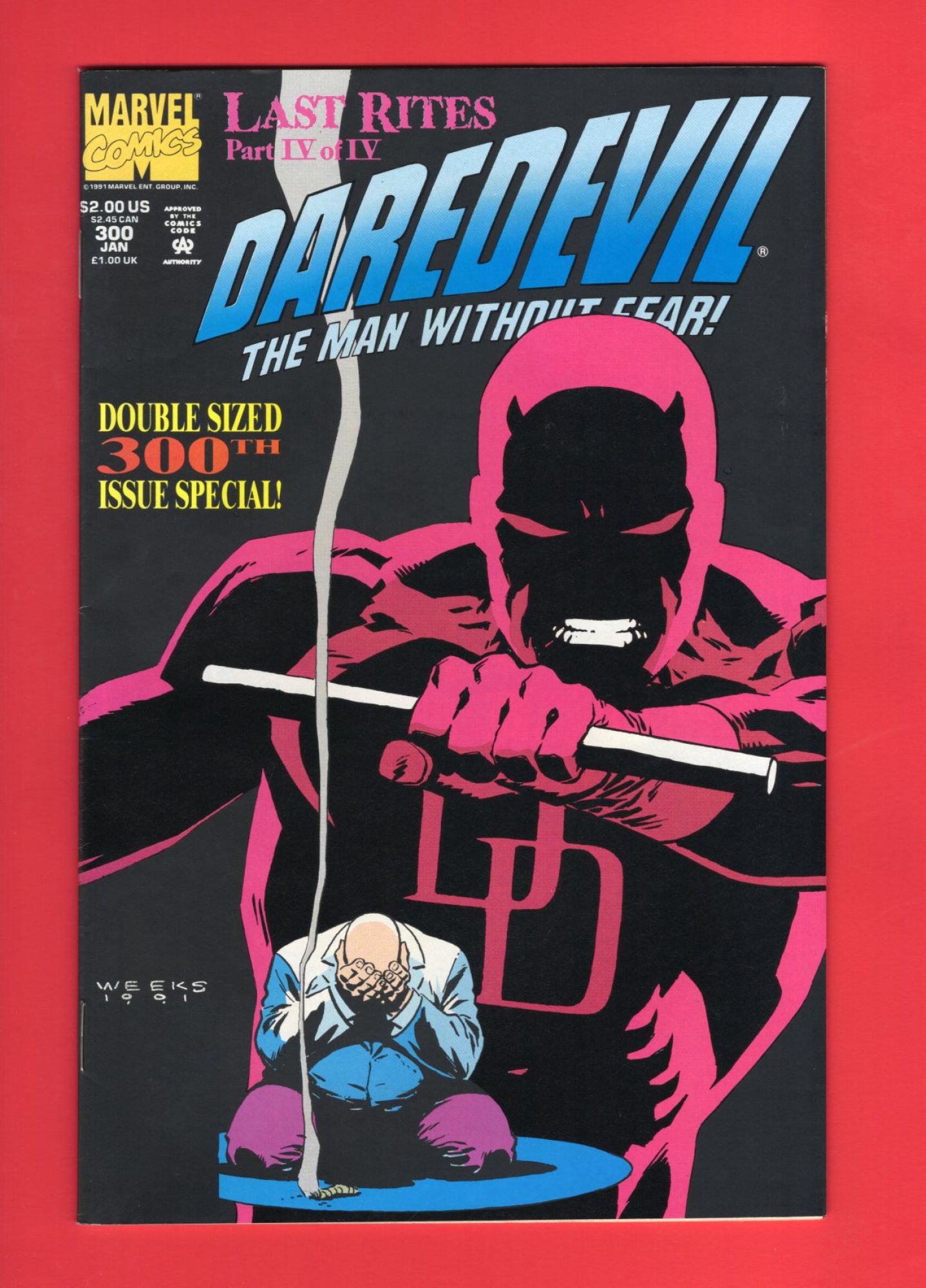 Daredevil #300, Jan 1992, 8.0 VF