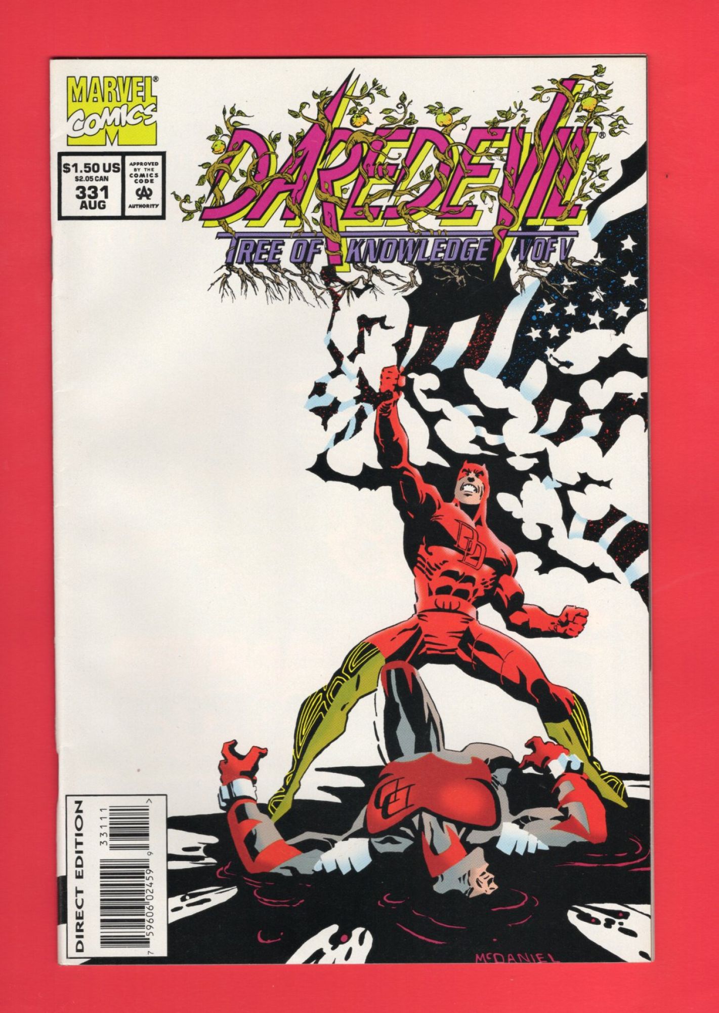 Daredevil #331, Aug 1994, 8.5 VF+