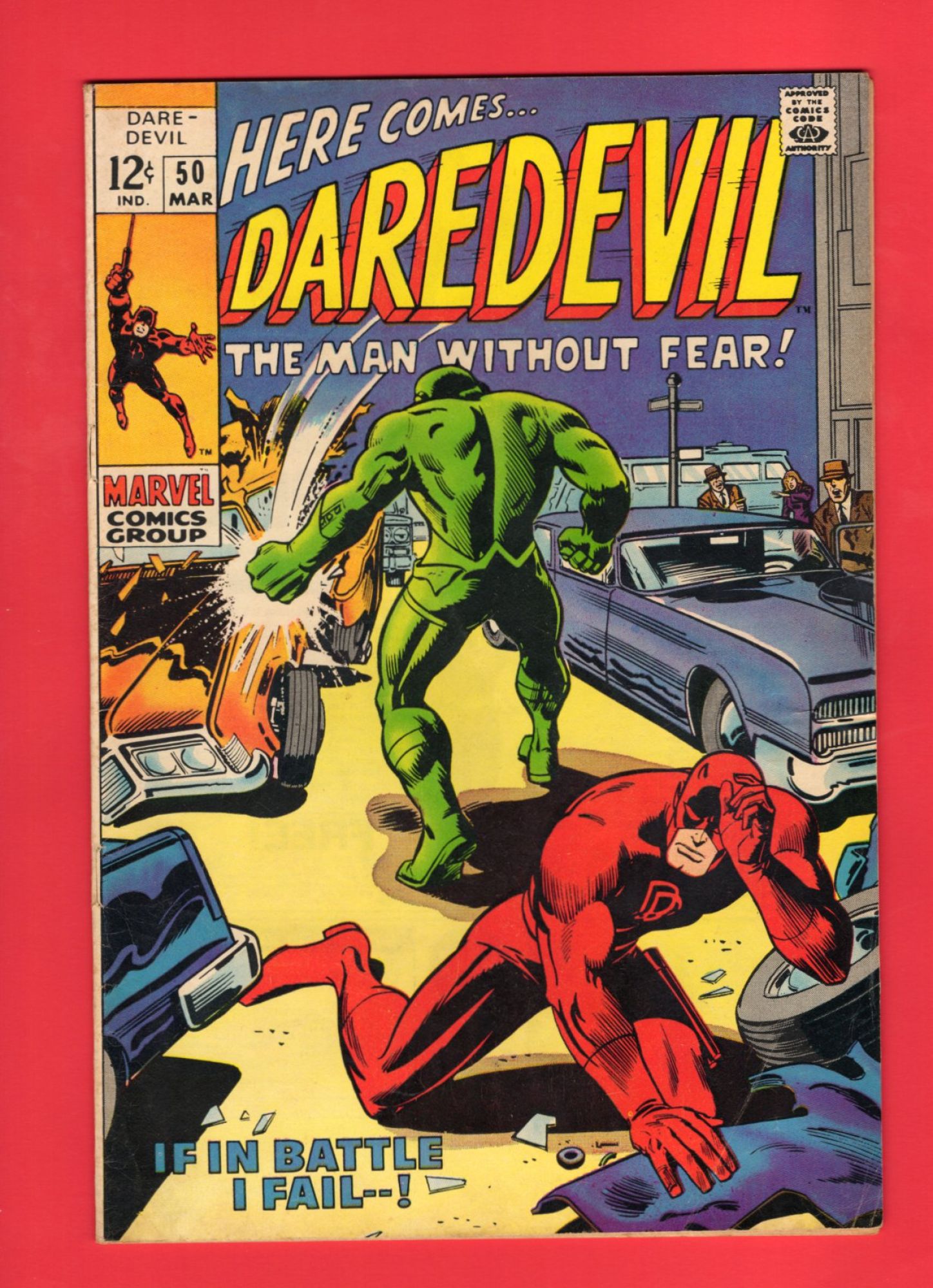 Daredevil #50, Mar 1969, 3.5 VG-
