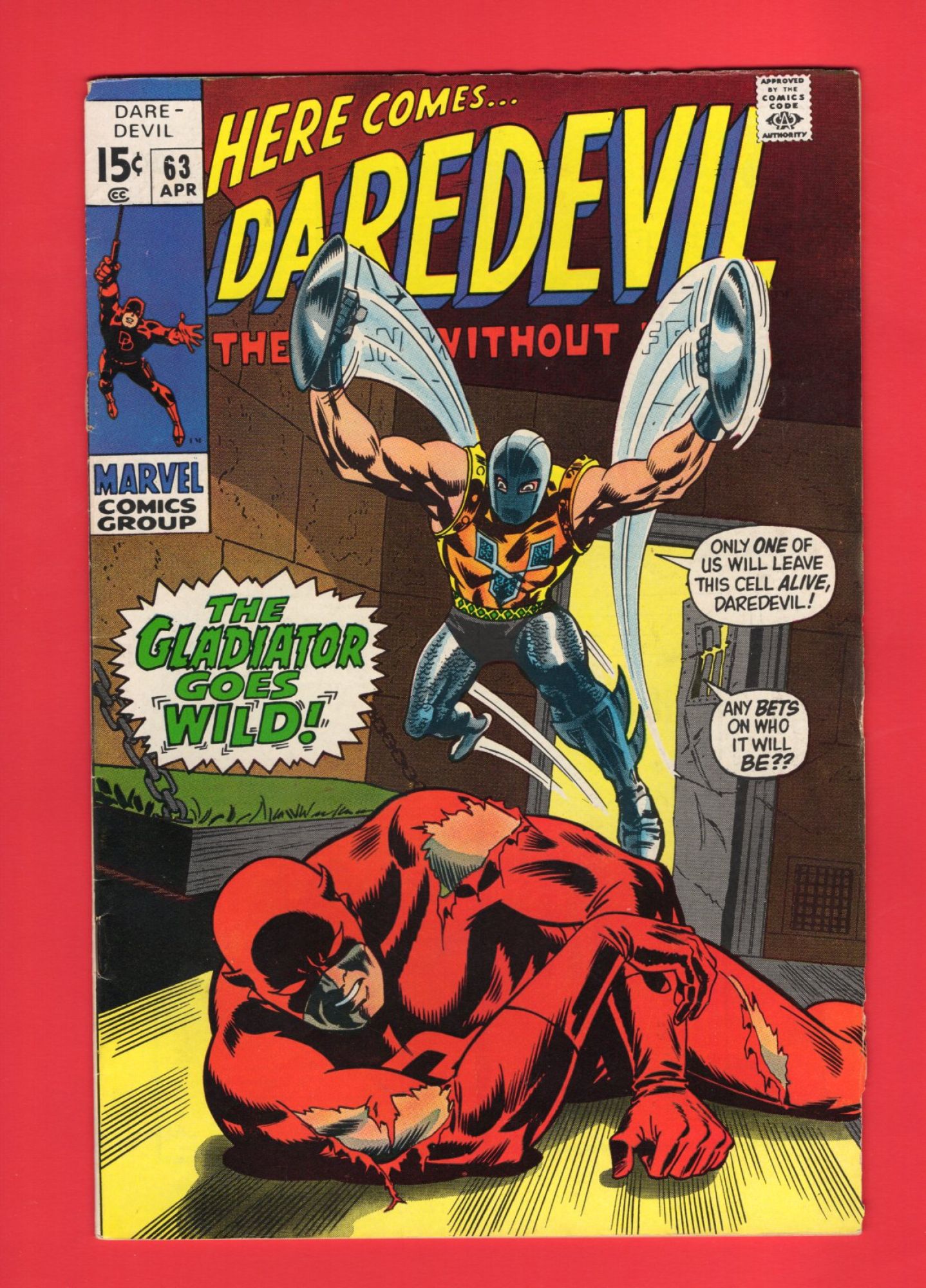 Daredevil #63, Apr 1970, 4.5 VG+