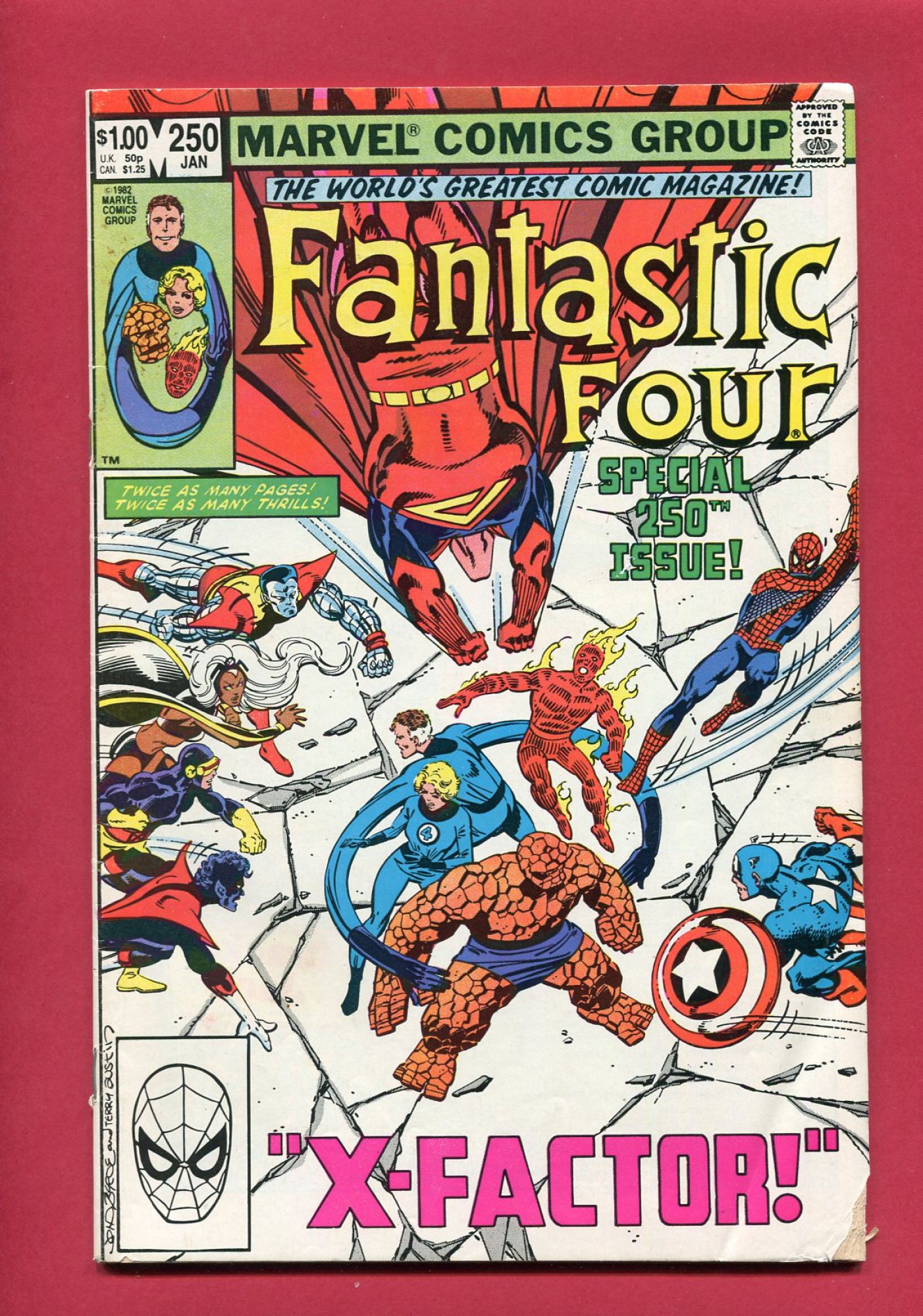 Fantastic Four #250, Jan 1983, 6.0 FN