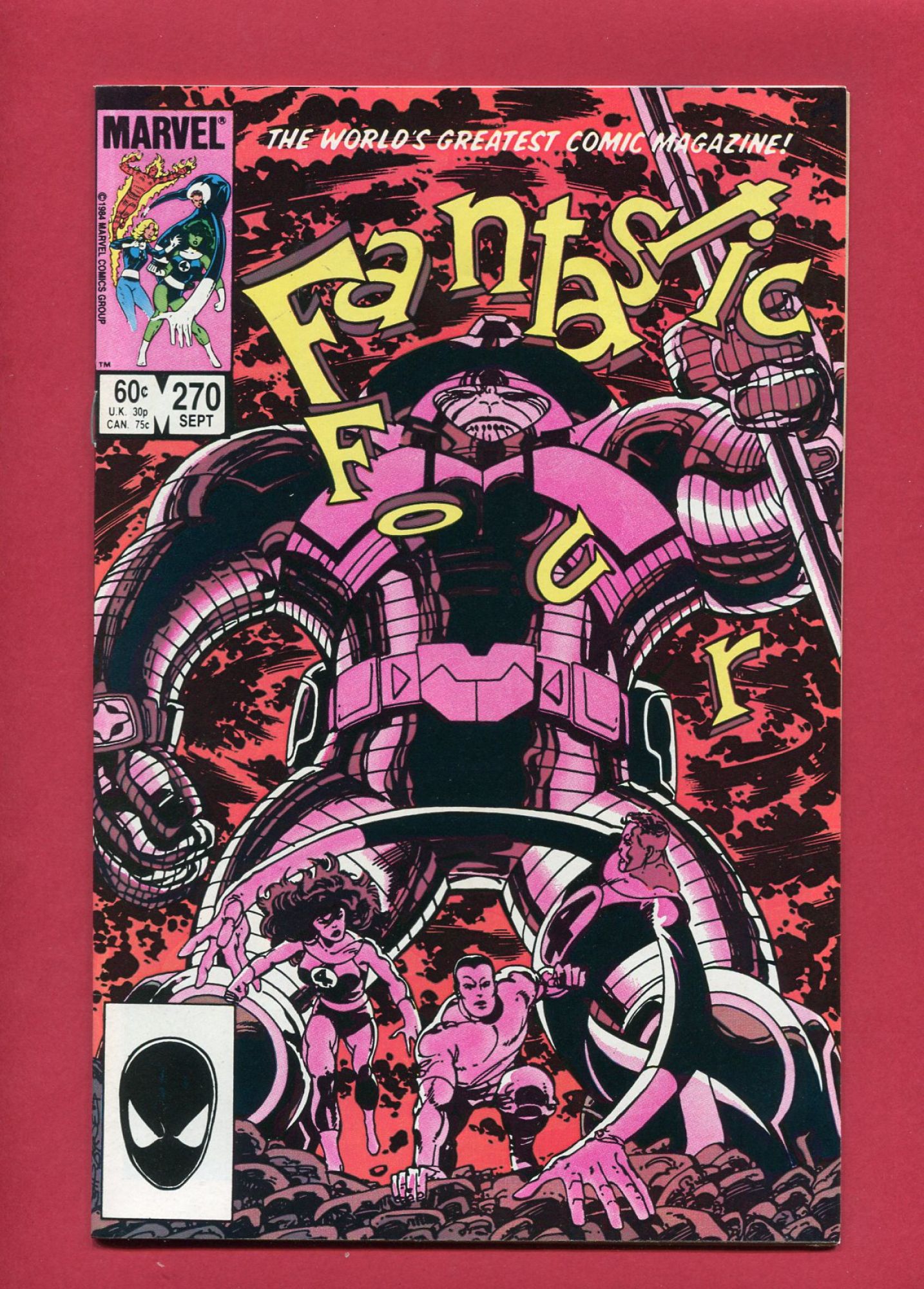 Fantastic Four #270, Sep 1984, 9.2 NM-