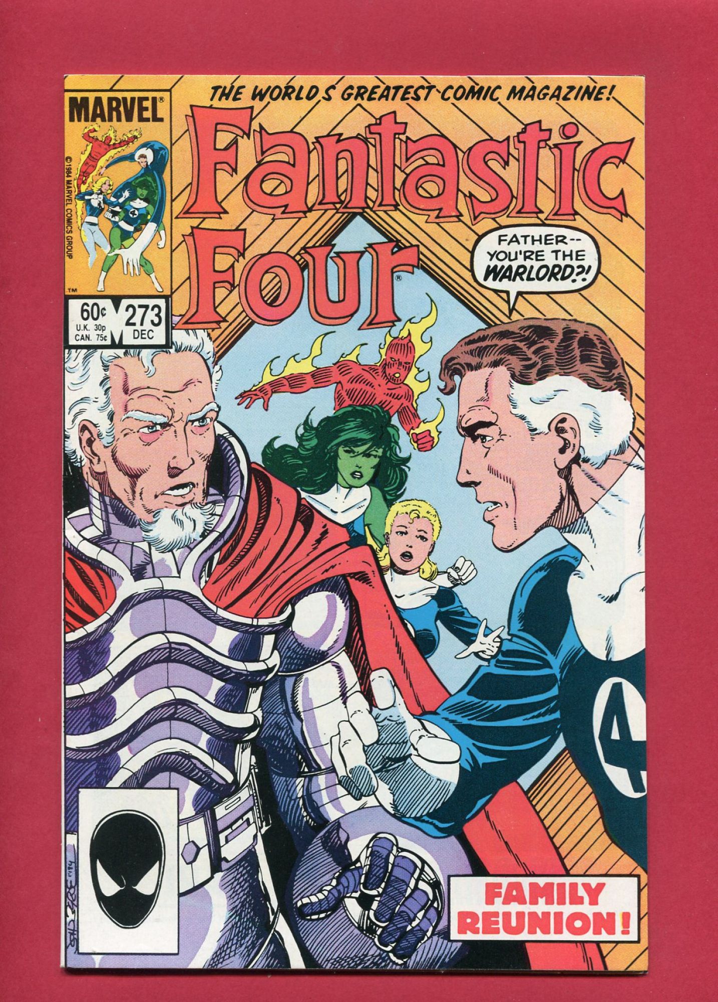 Fantastic Four #273, Dec 1984, 8.5 VF+