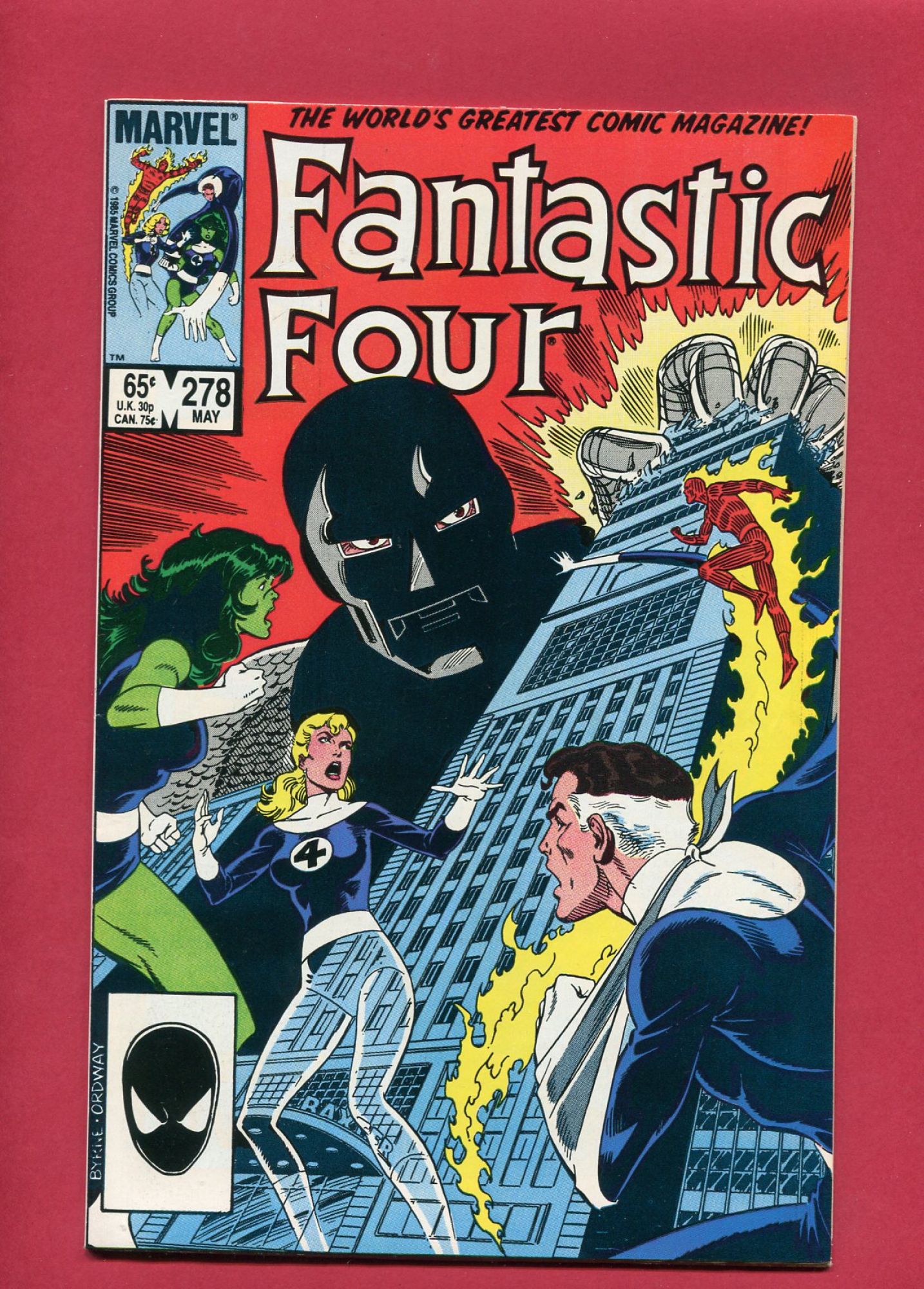 Fantastic Four #278, May 1985, 8.5 VF+