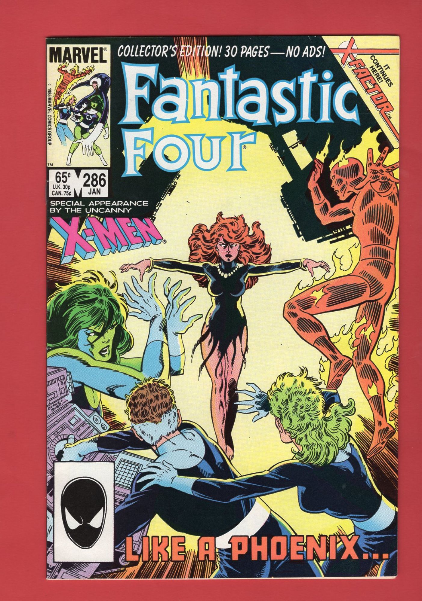 Fantastic Four #286, Jan 1986, 7.5 VF-