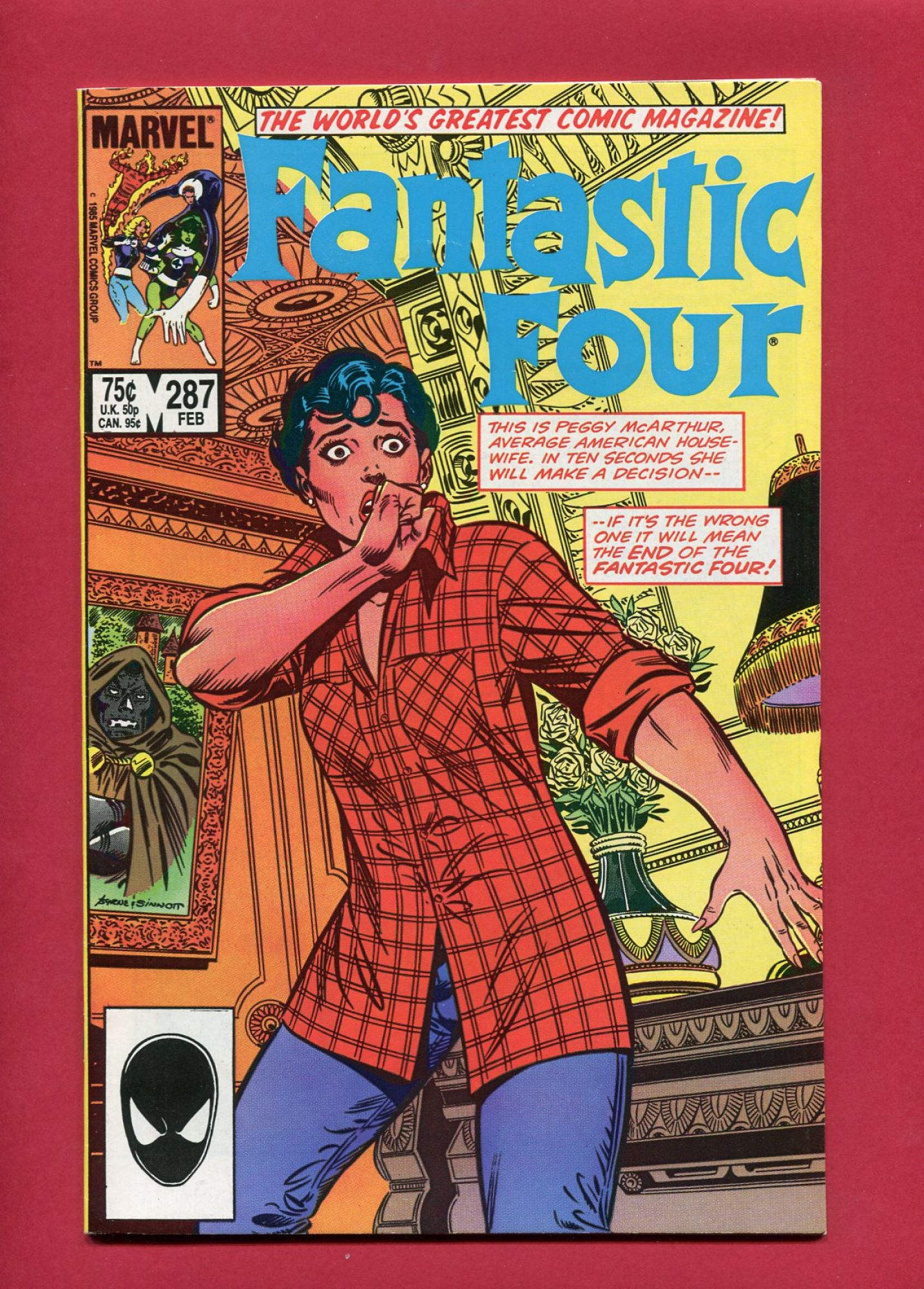 Fantastic Four #287, Feb 1986, 8.5 VF+