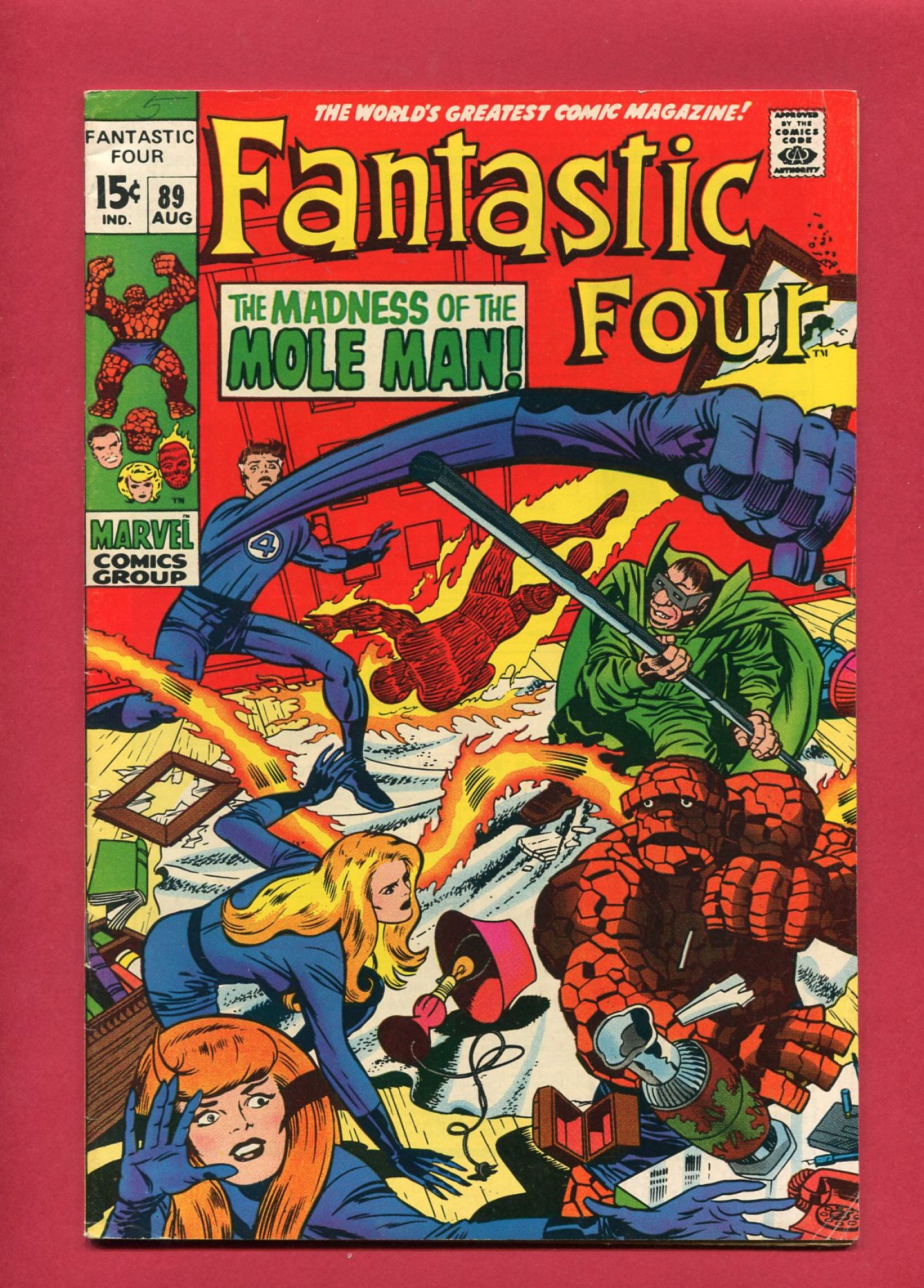 Fantastic Four #89, Aug 1969, 6.0 FN
