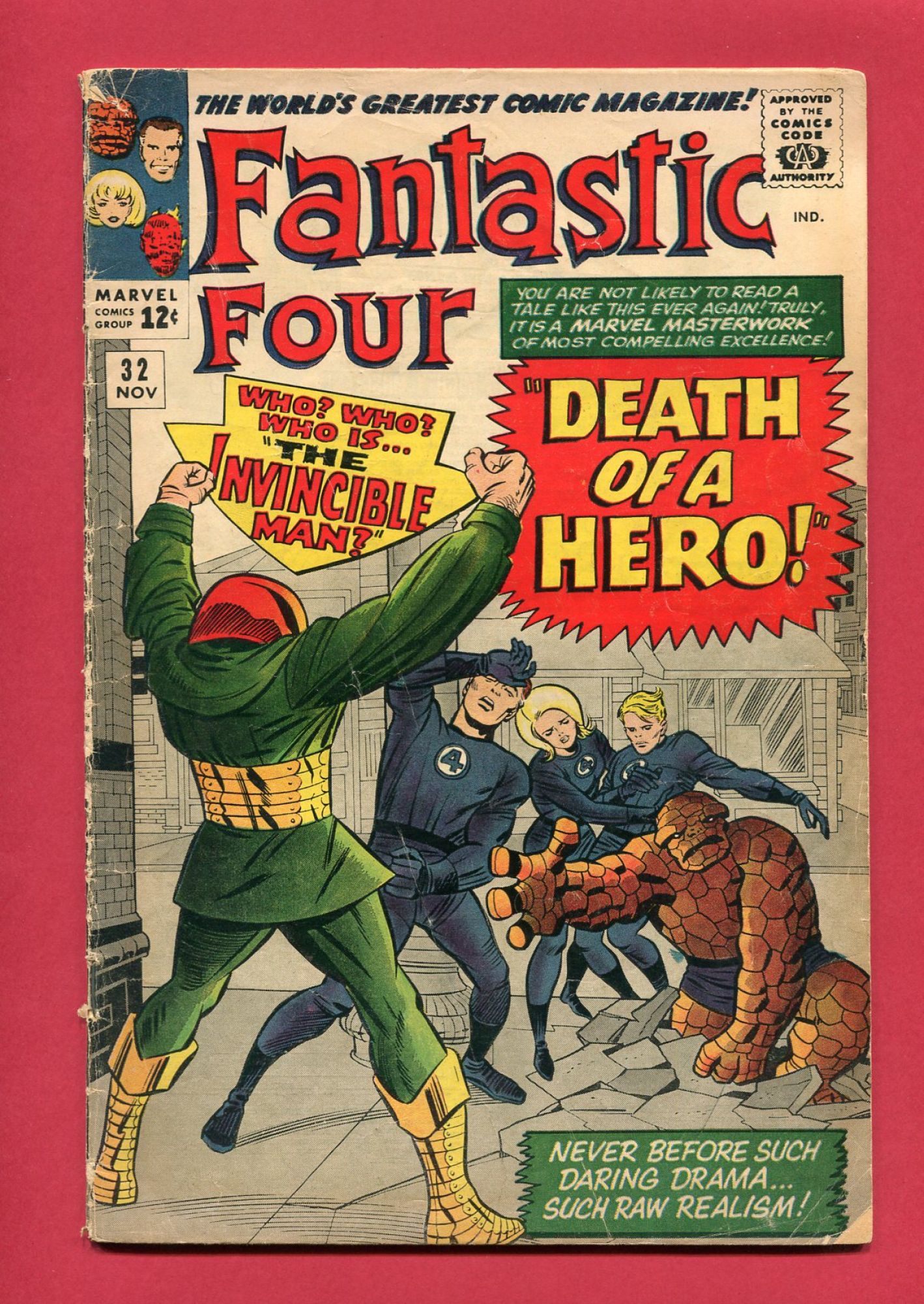 Fantastic Four #32, Nov 1964, 3.0 GD/VG
