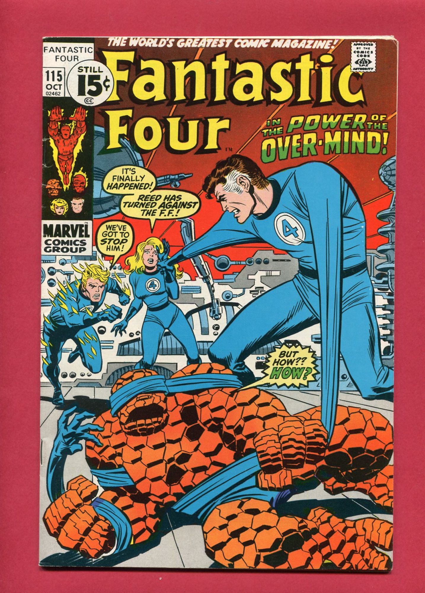 Fantastic Four #115, Oct 1971, 7.0 FN/VF