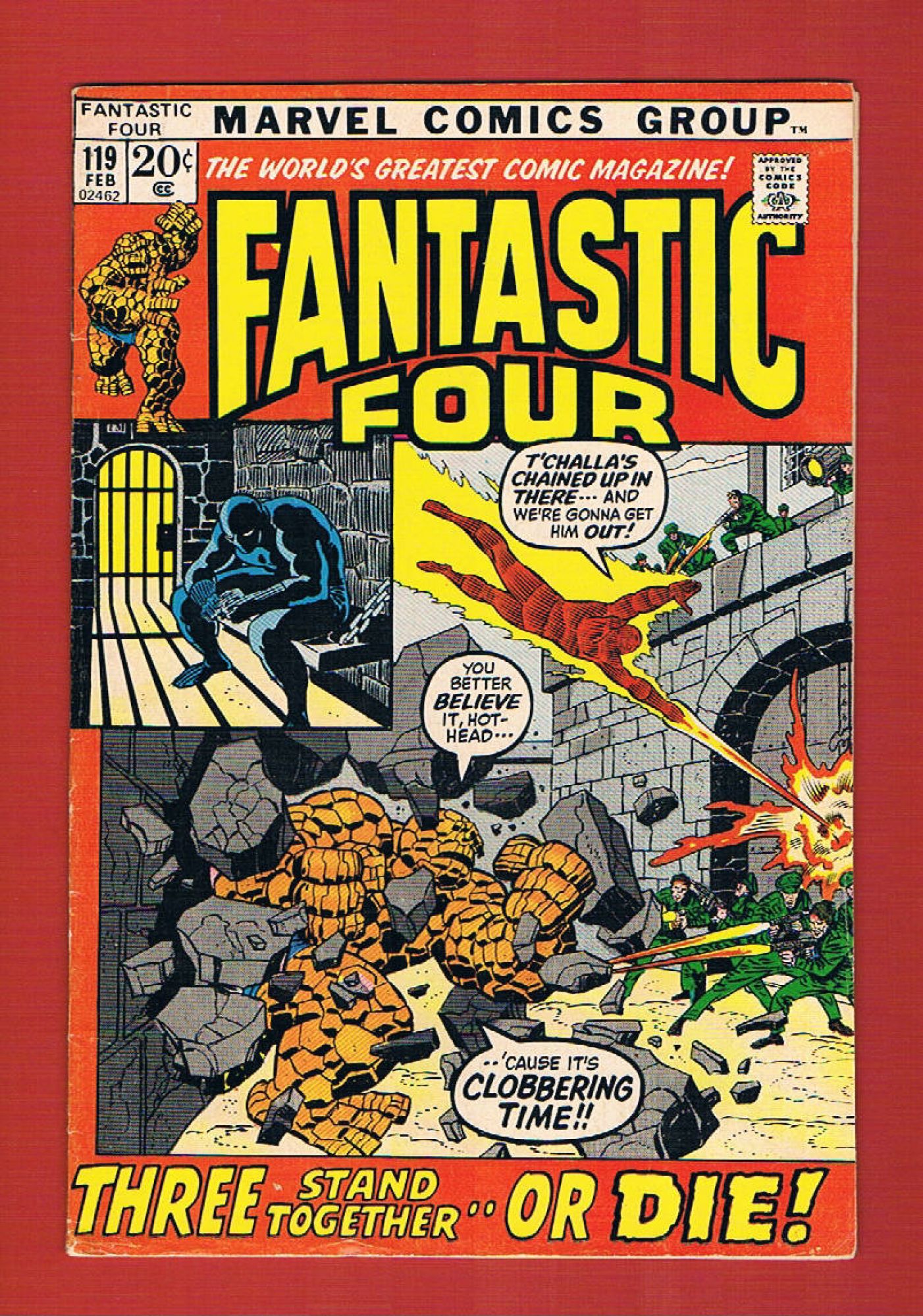 Fantastic Four #119, Feb 1972, 6.5 FN+