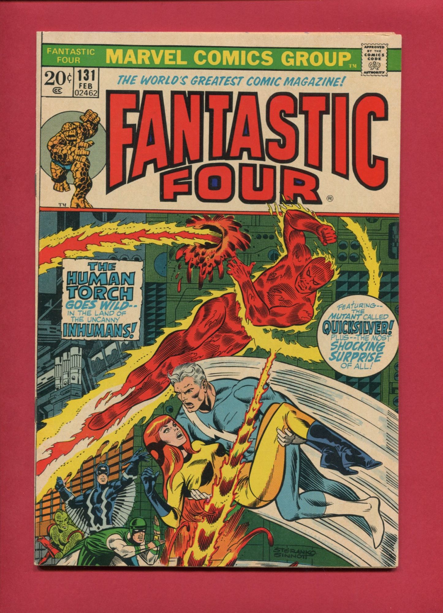 Fantastic Four #131, Feb 1973, 7.5 VF-