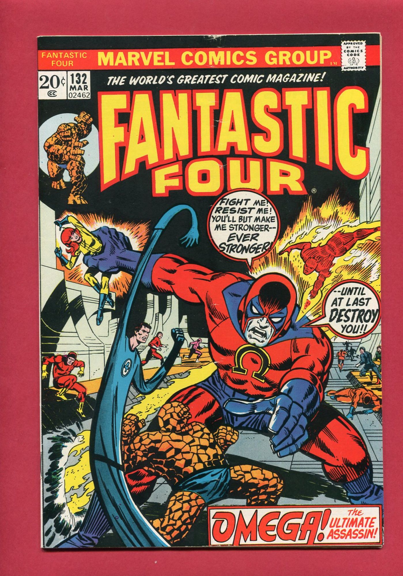 Fantastic Four #132, Mar 1973, 5.0 VG/FN