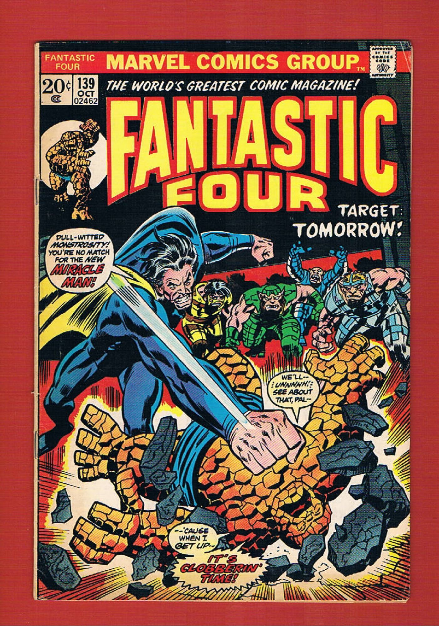 Fantastic Four #139, Oct 1973, 5.0 VG/FN