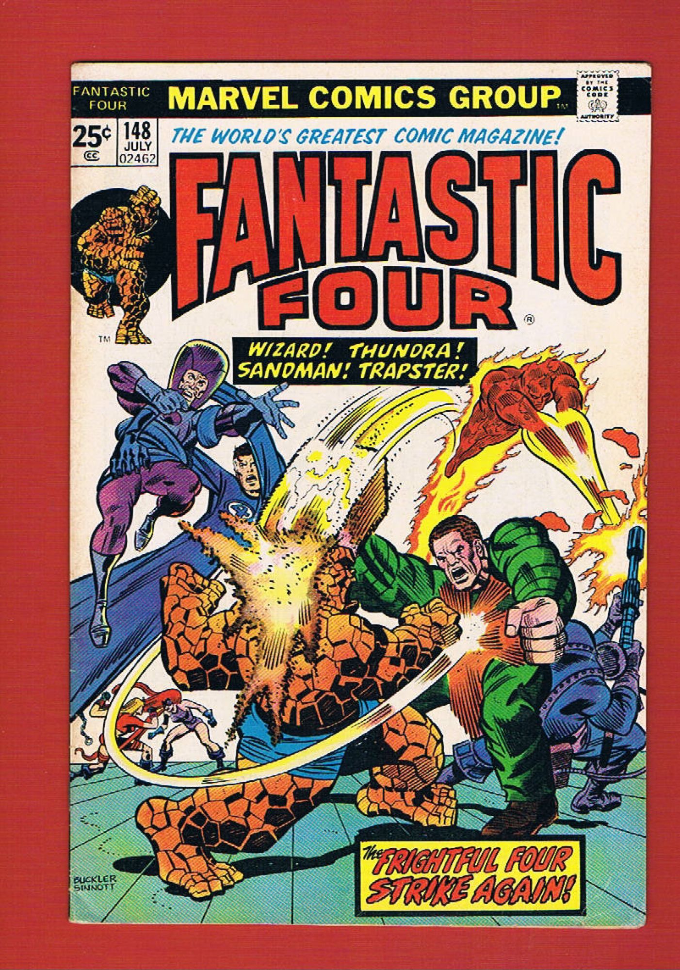 Fantastic Four #148, Jul 1974, 6.5 FN+