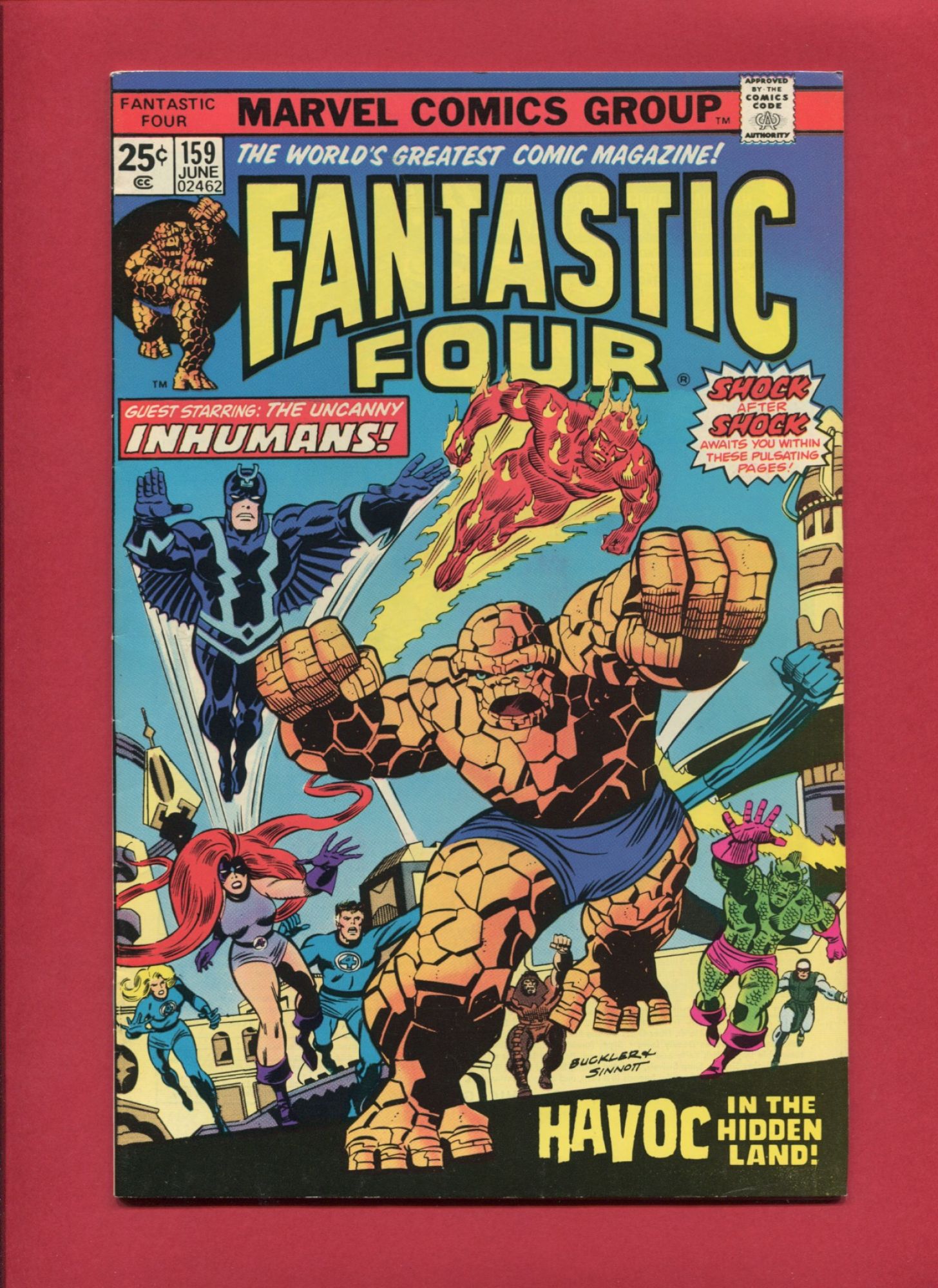 Fantastic Four #159, Jun 1975, 7.5 VF-