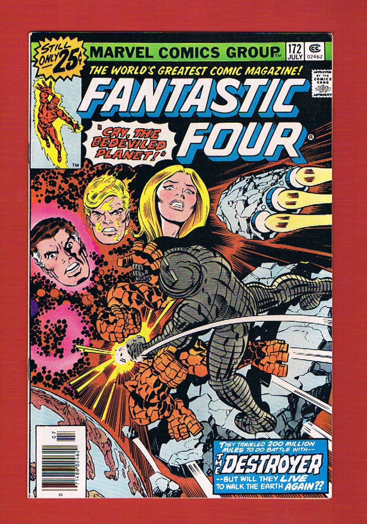 Fantastic Four #172, Jul 1976, 8.0 VF