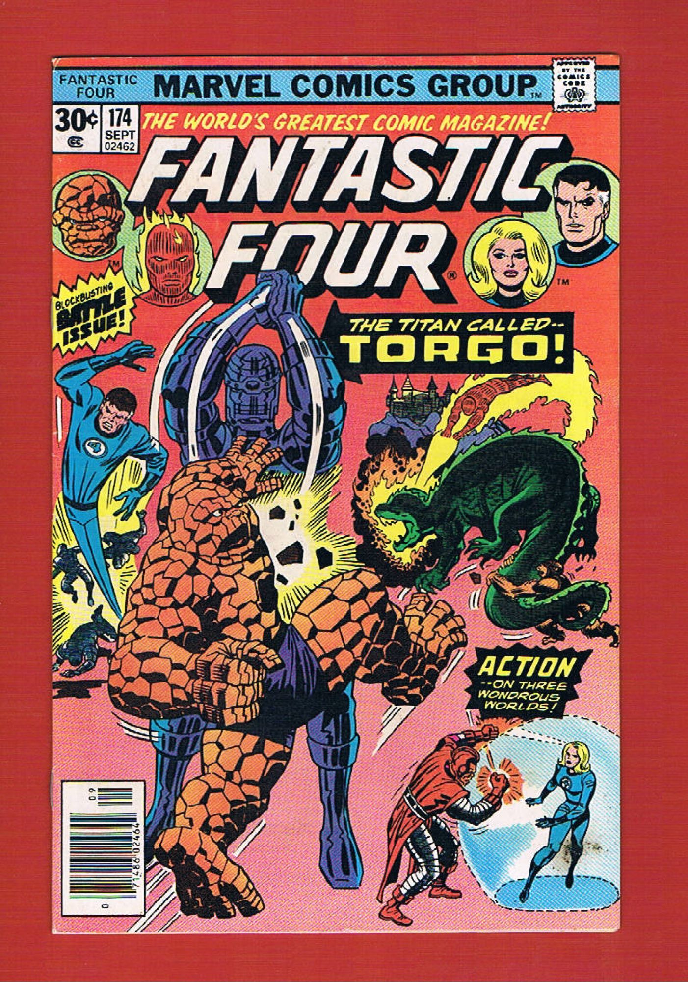 Fantastic Four #174, Sep 1976, 7.0 FN/VF